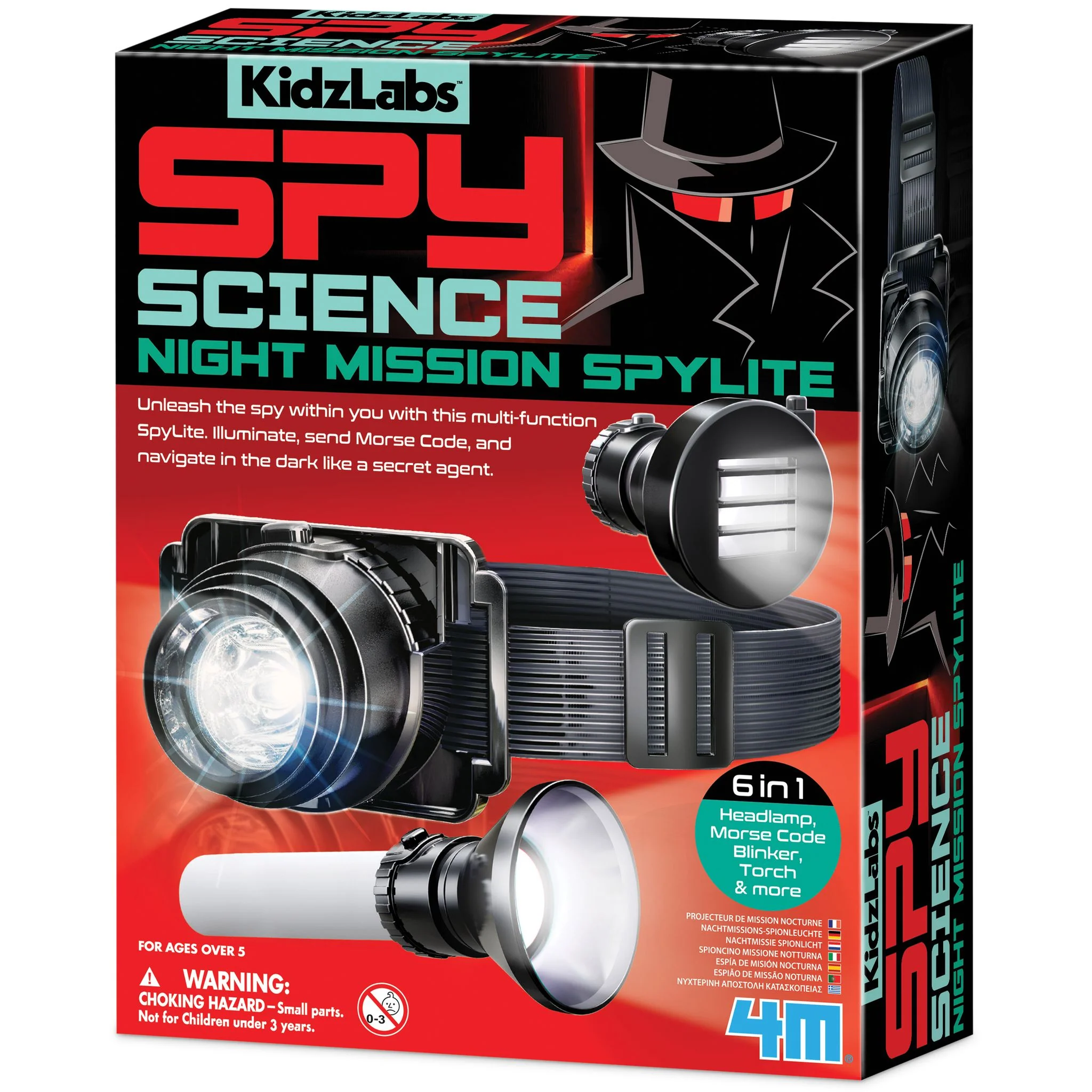 4M KidzLabs Spy Science Night Mission Spylite
