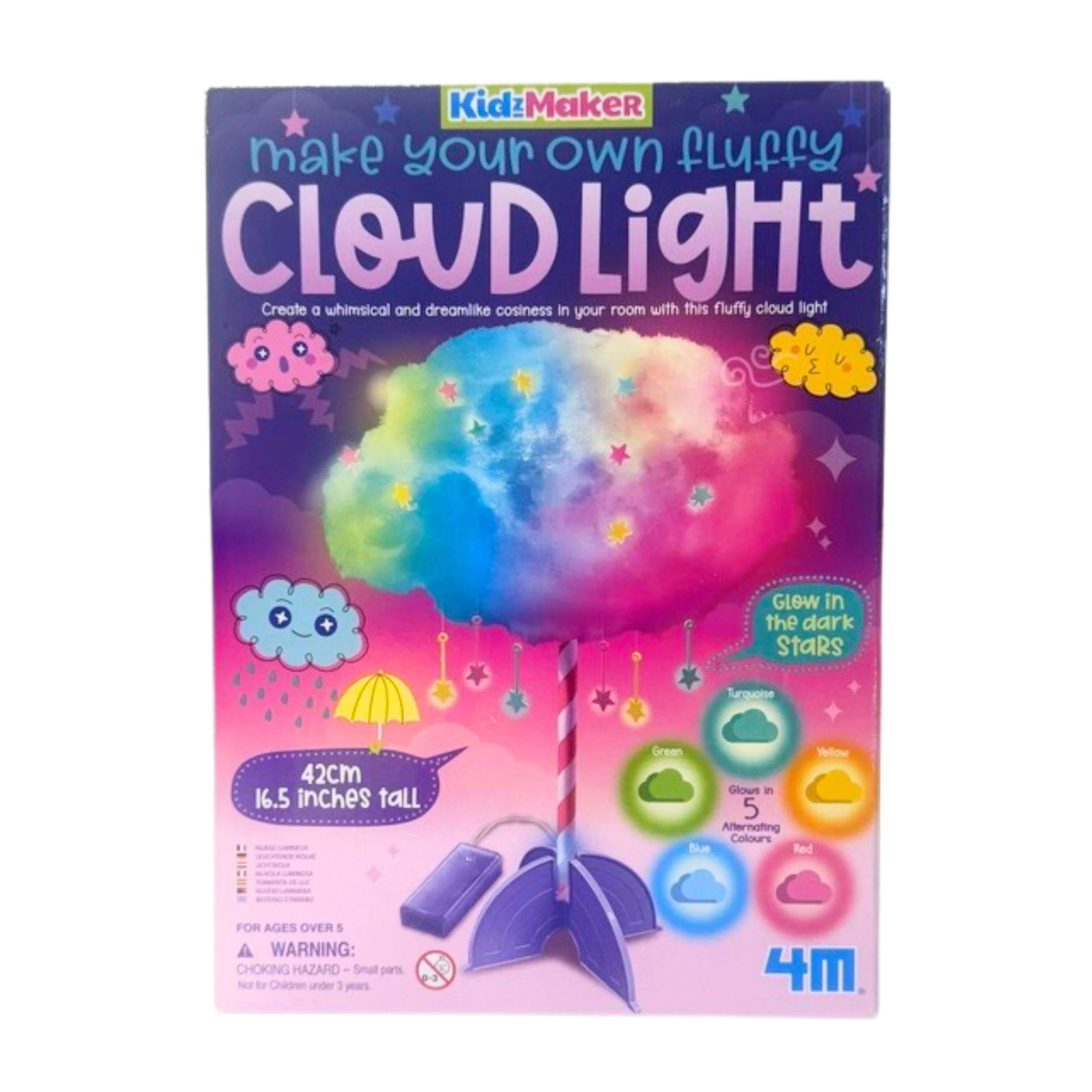 4M KidzMaker Make Your Own Fluffy Cloud Light