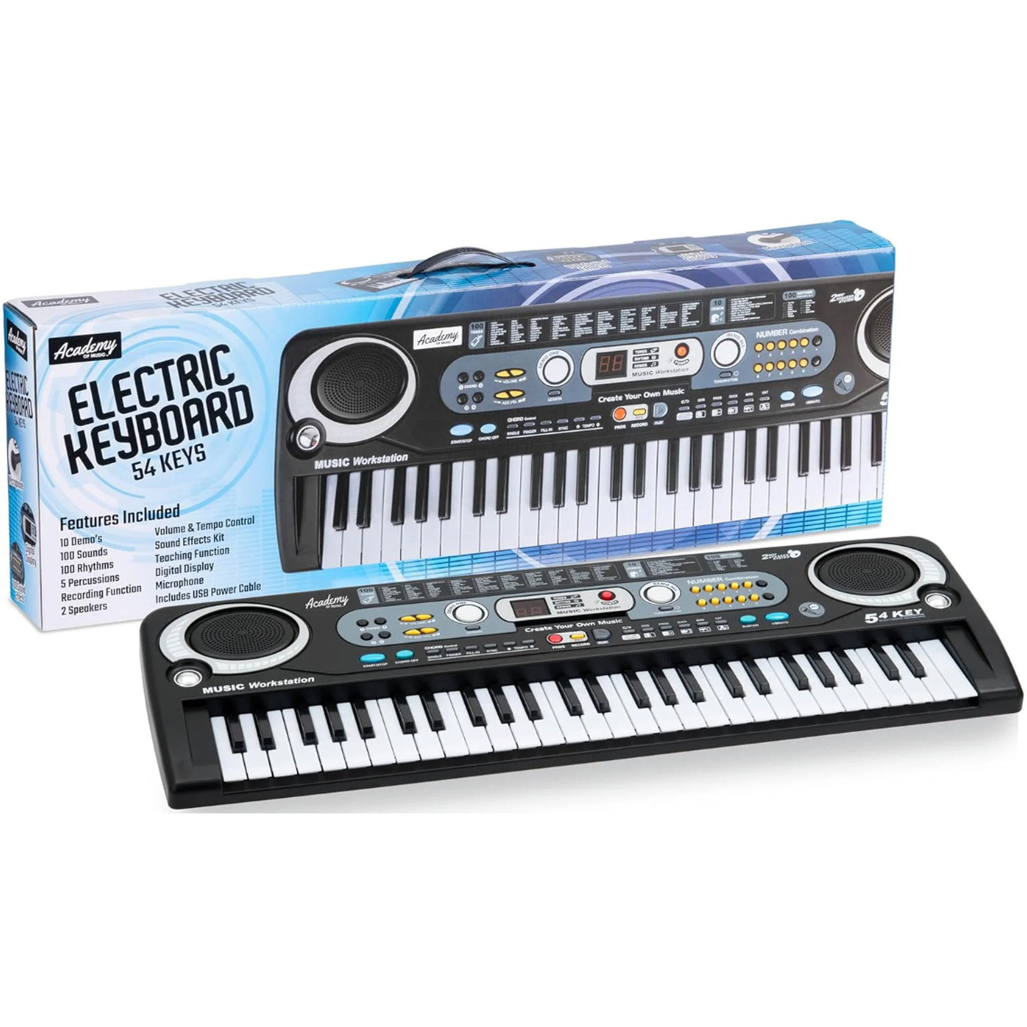 Academy of Music 54 Key Electric Piano Keyboard