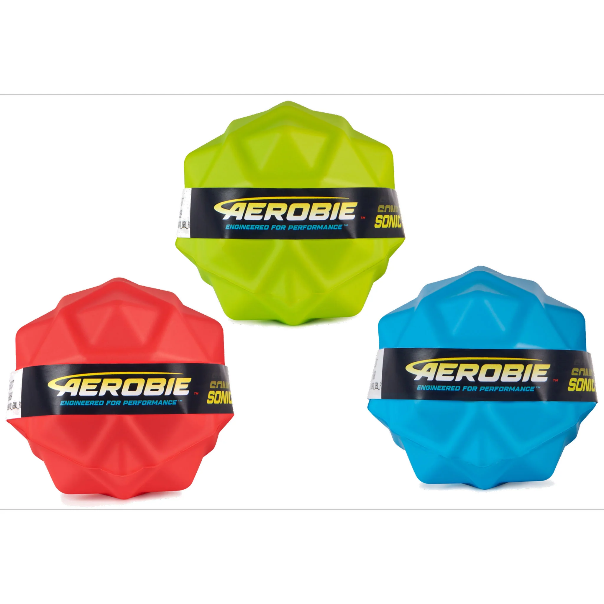 Aerobie Sonic Bounce Ball 3 Pack Red/Blue/Green - Image 7