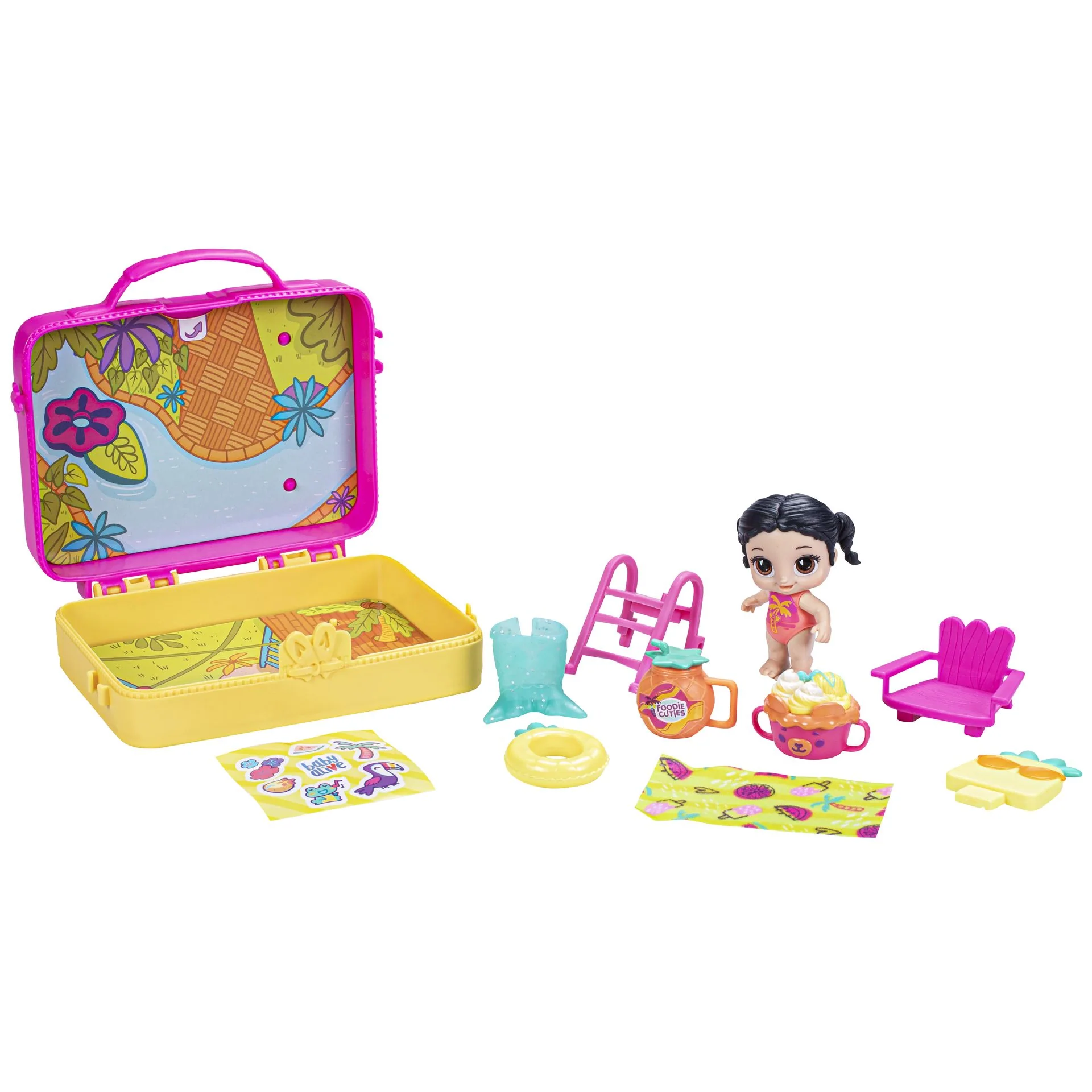 Baby Alive Foodie Cuties Sun Series 3 Surprise Doll & Accessories - Image 2