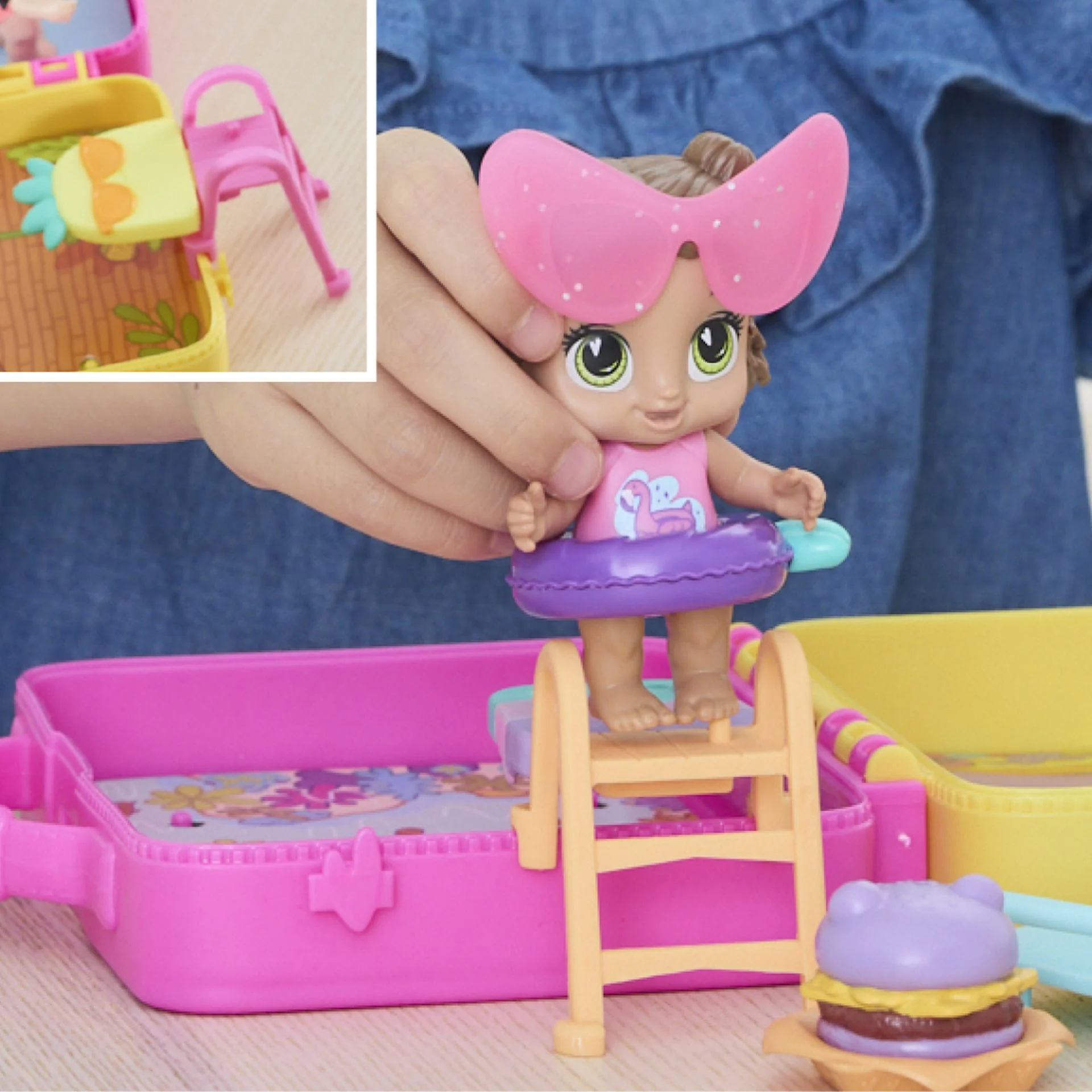 Baby Alive Foodie Cuties Sun Series 3 Surprise Doll & Accessories - Image 6
