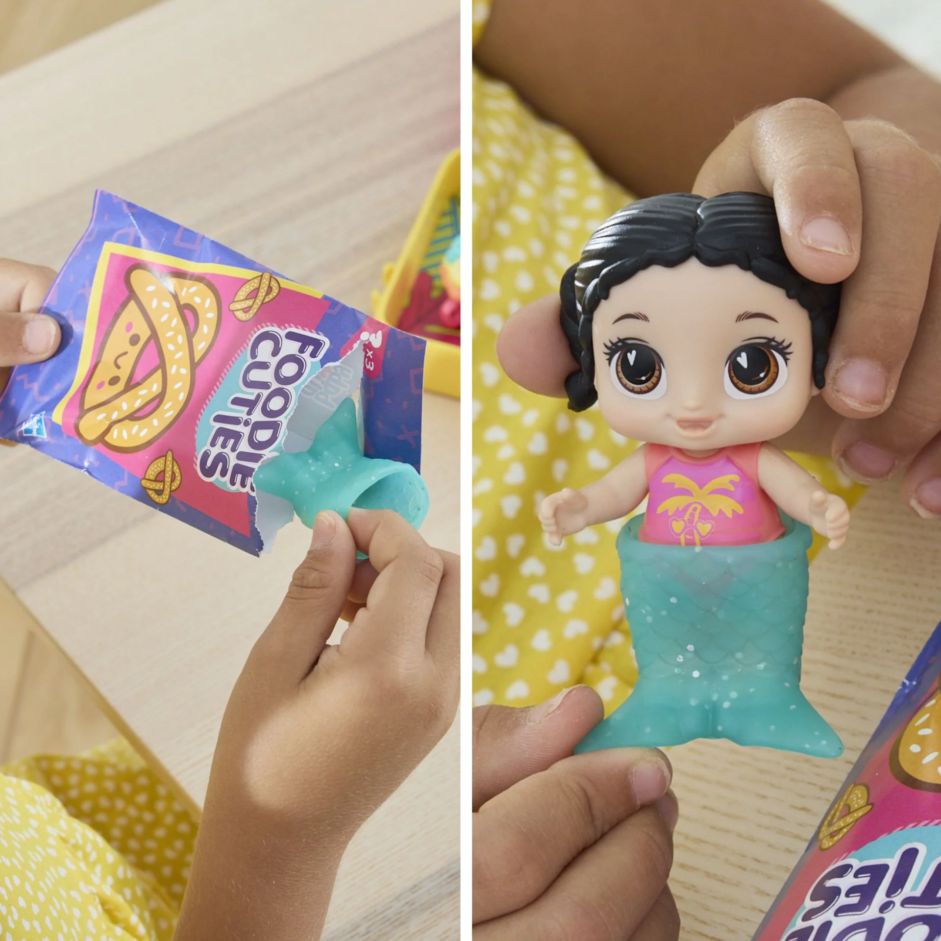 Baby Alive Foodie Cuties Sun Series 3 Surprise Doll & Accessories - Image 7