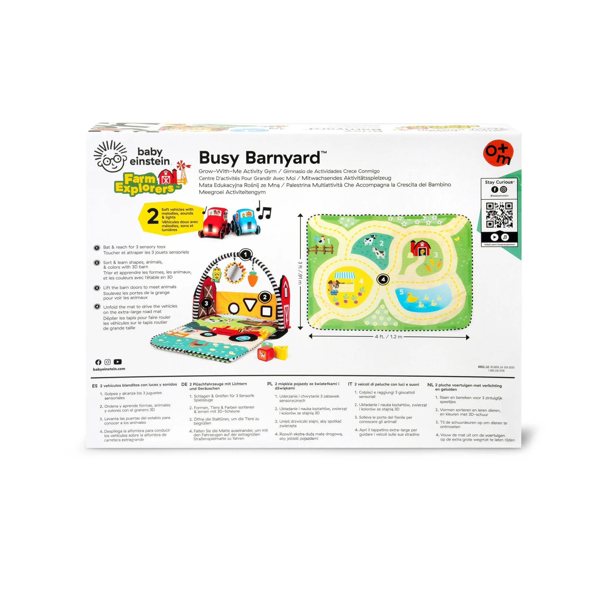 Baby Einstein Farm Explorers 4-In-1 Busy Barnyard Playmat - Image 10