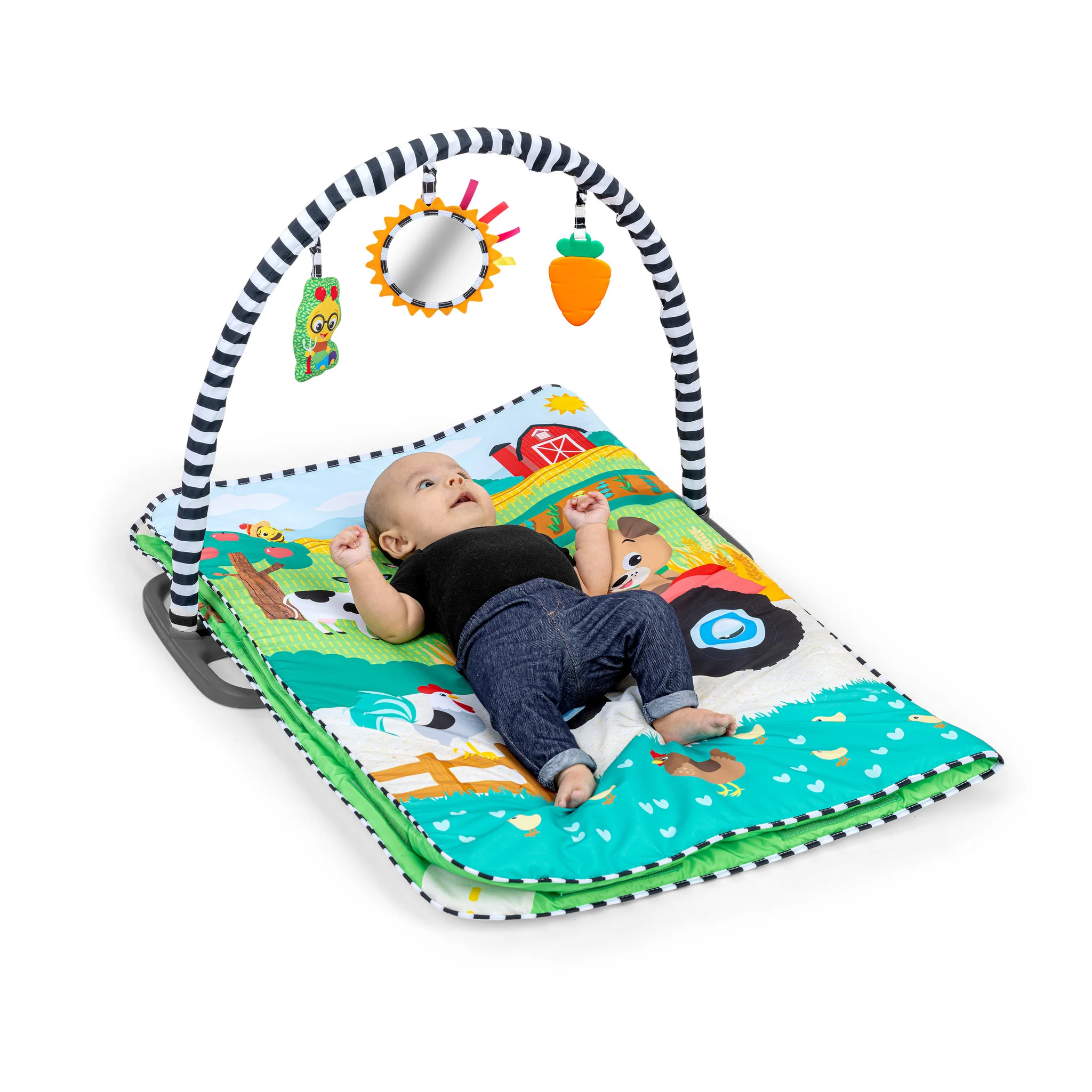 Baby Einstein Farm Explorers 4-In-1 Busy Barnyard Playmat - Image 3