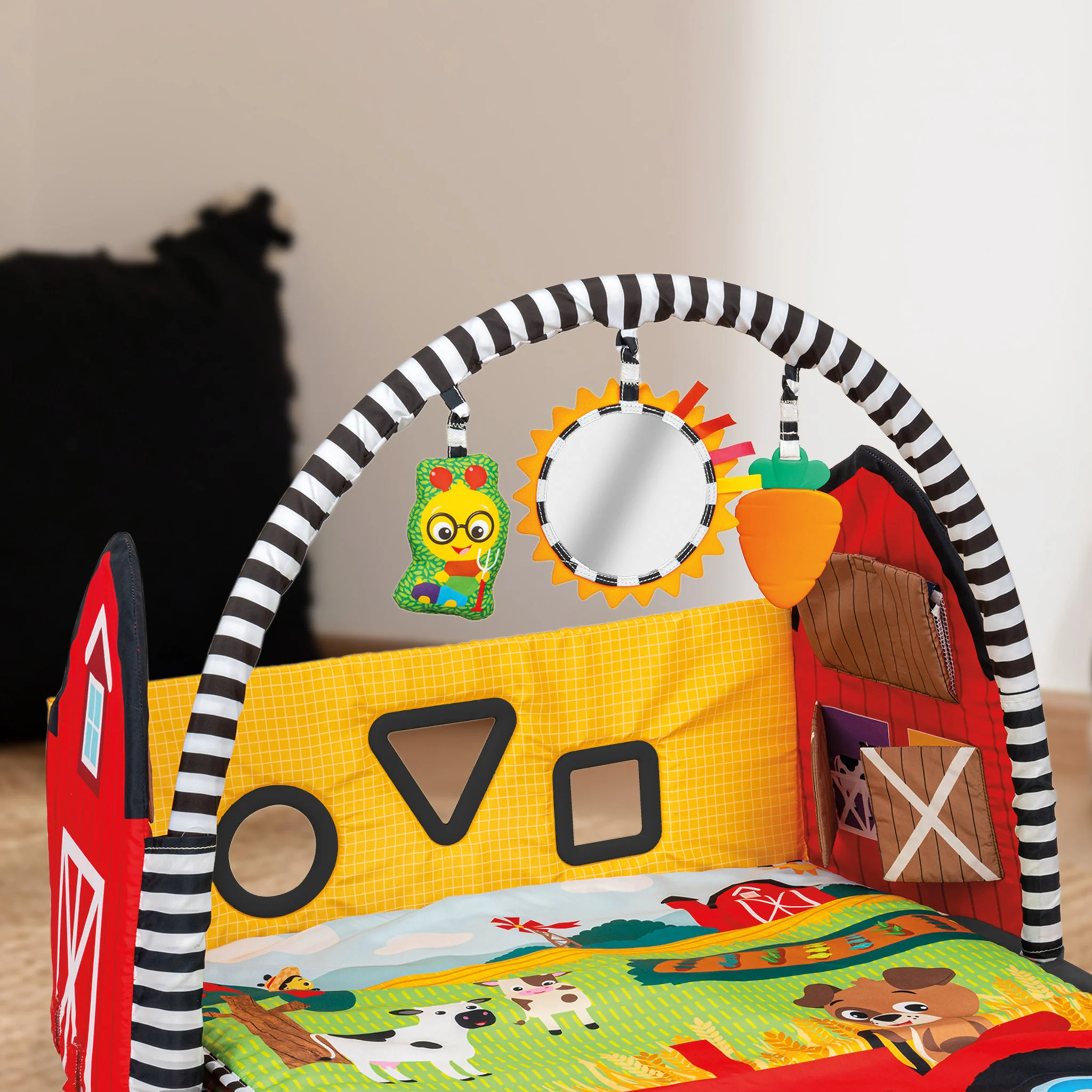 Baby Einstein Farm Explorers 4-In-1 Busy Barnyard Playmat - Image 9