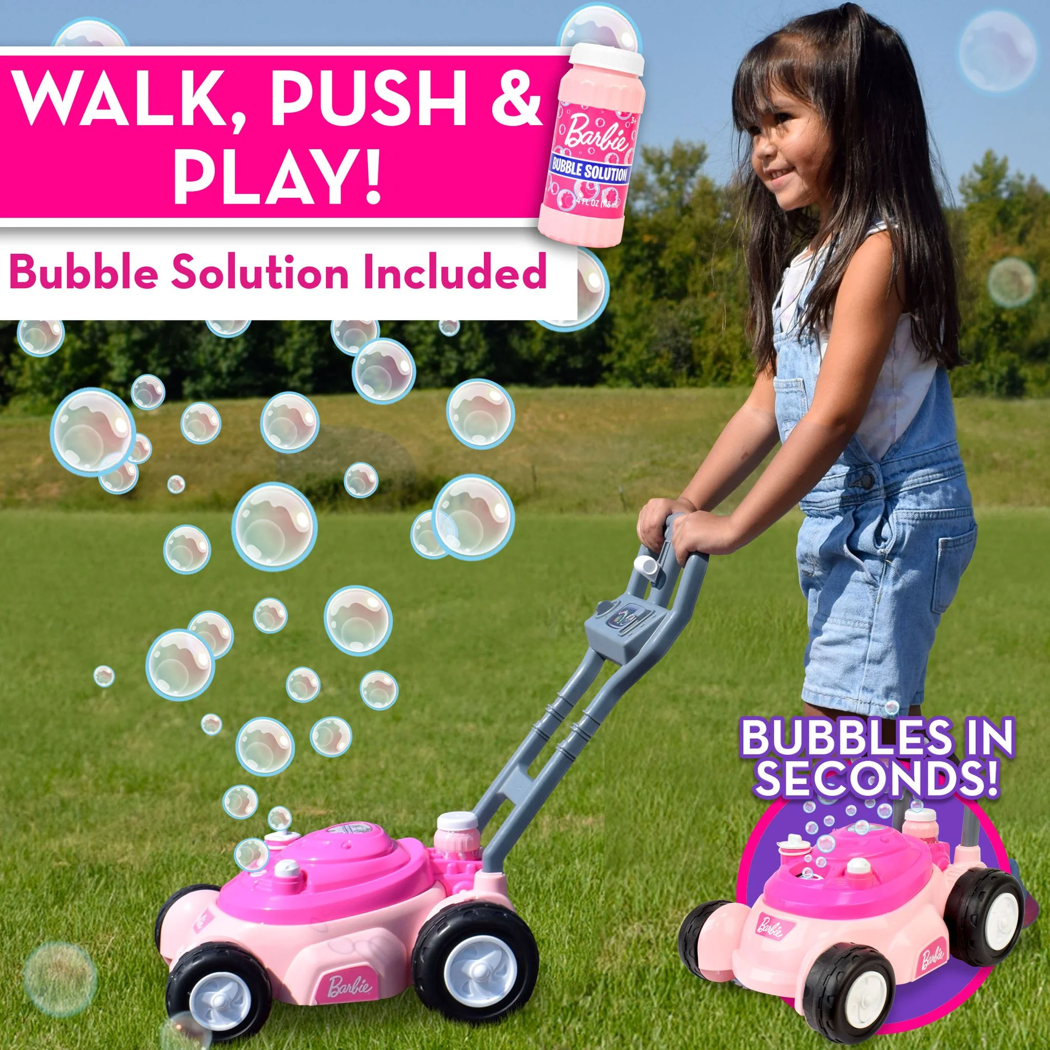 Barbie Bubble-N-Go Mower - Image 2