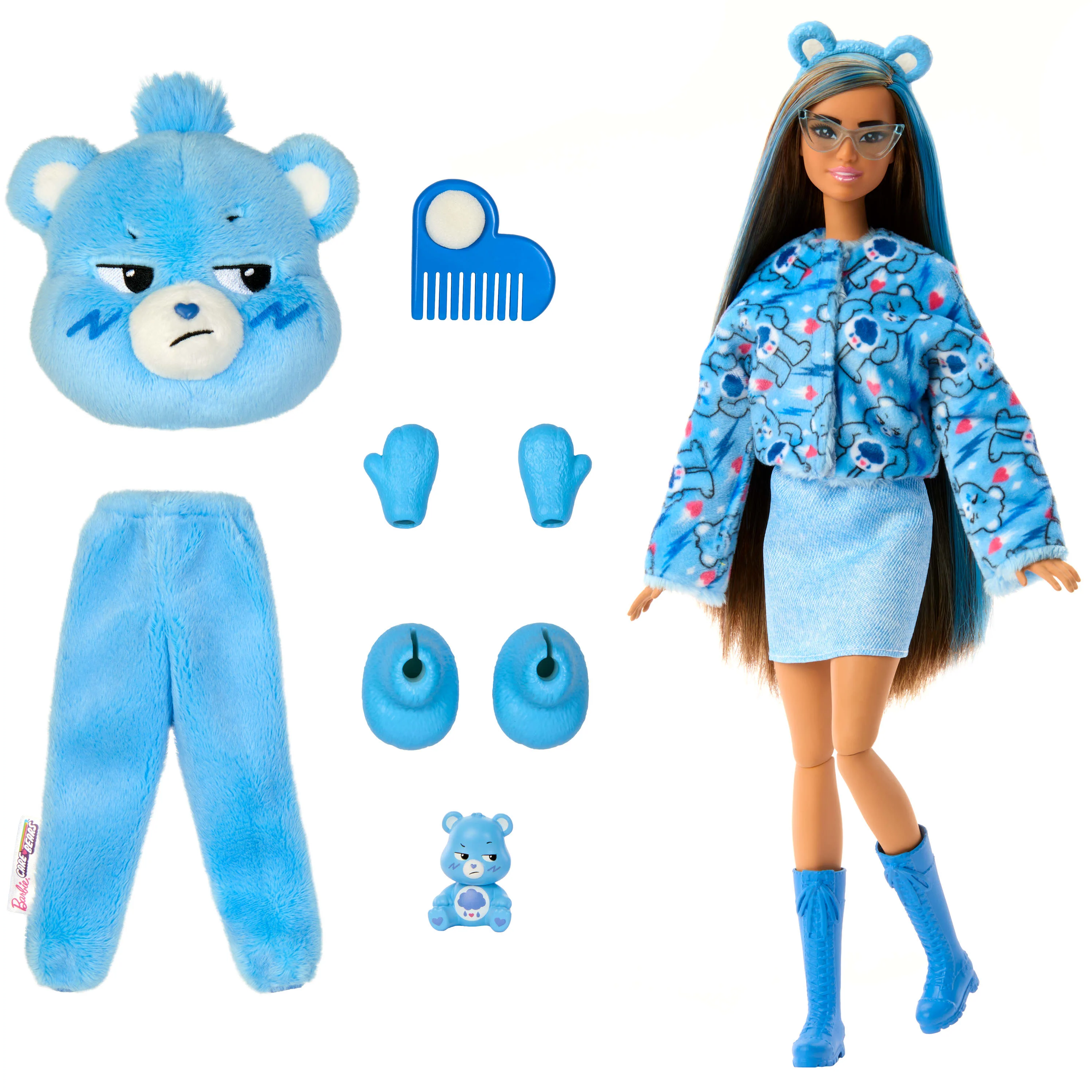 Barbie Cutie Reveal Care Bears Surprise Doll - Blue - Image 4