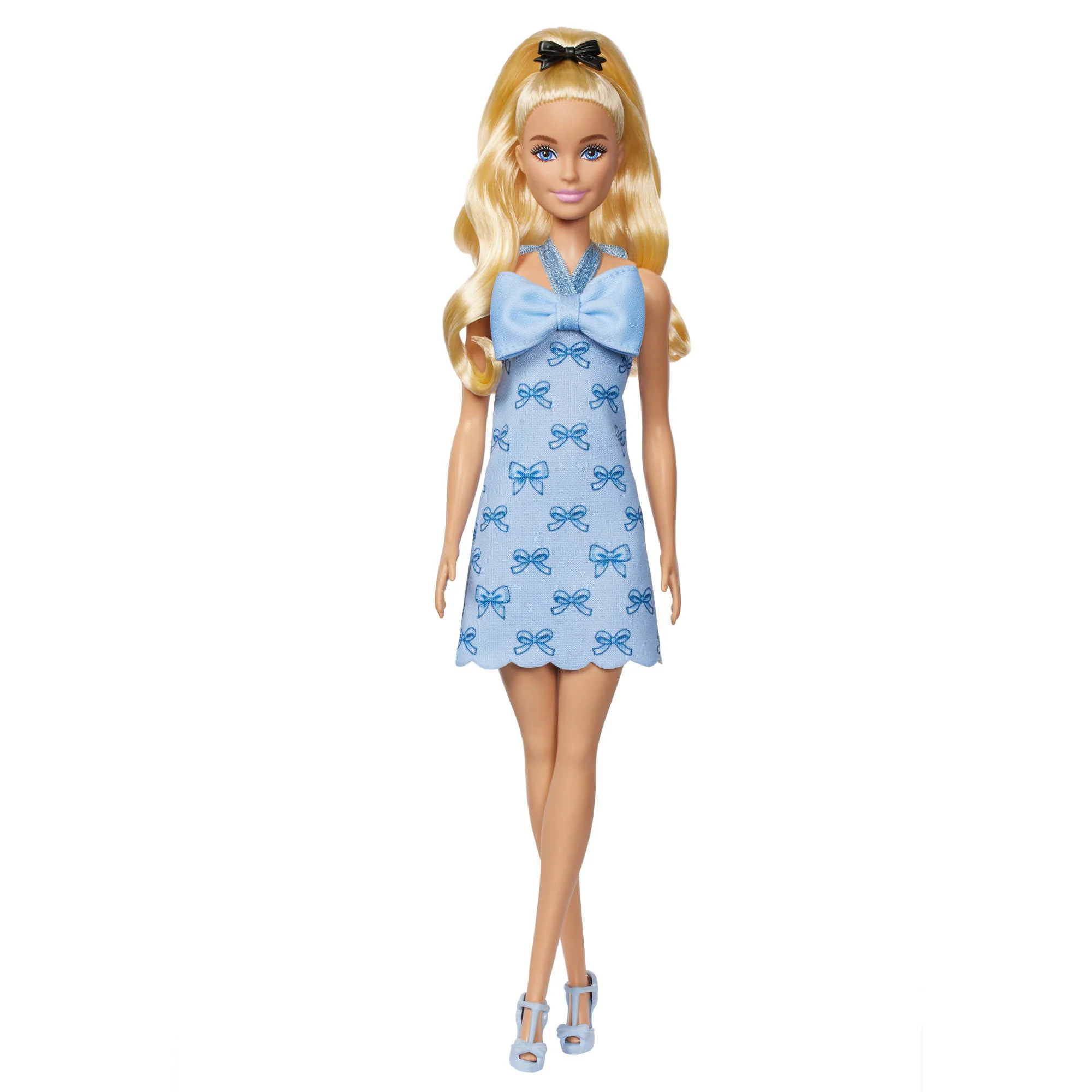 Barbie Fashionista Doll - 237 Blue Halter Dress - Image 2