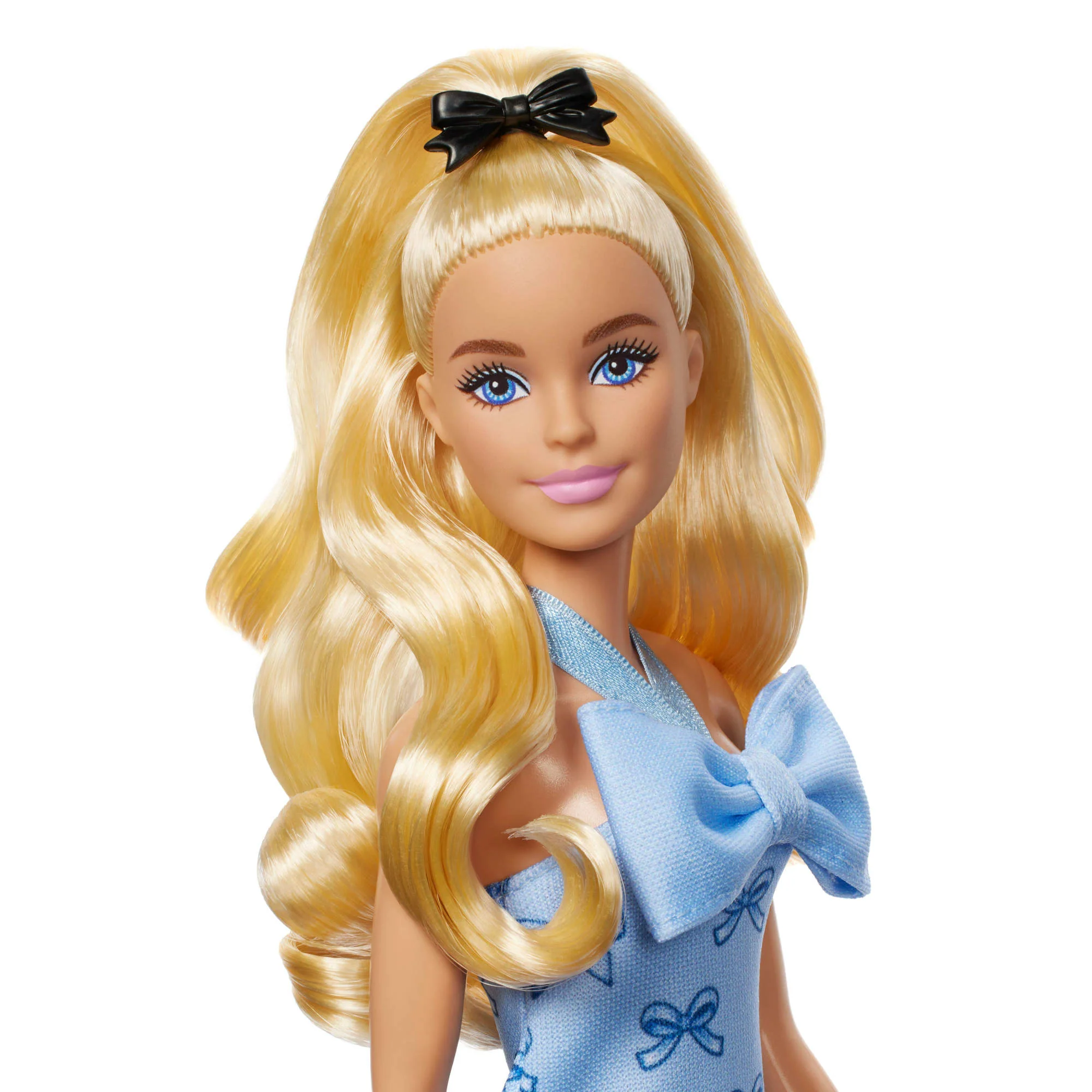 Barbie Fashionista Doll - 237 Blue Halter Dress - Image 5