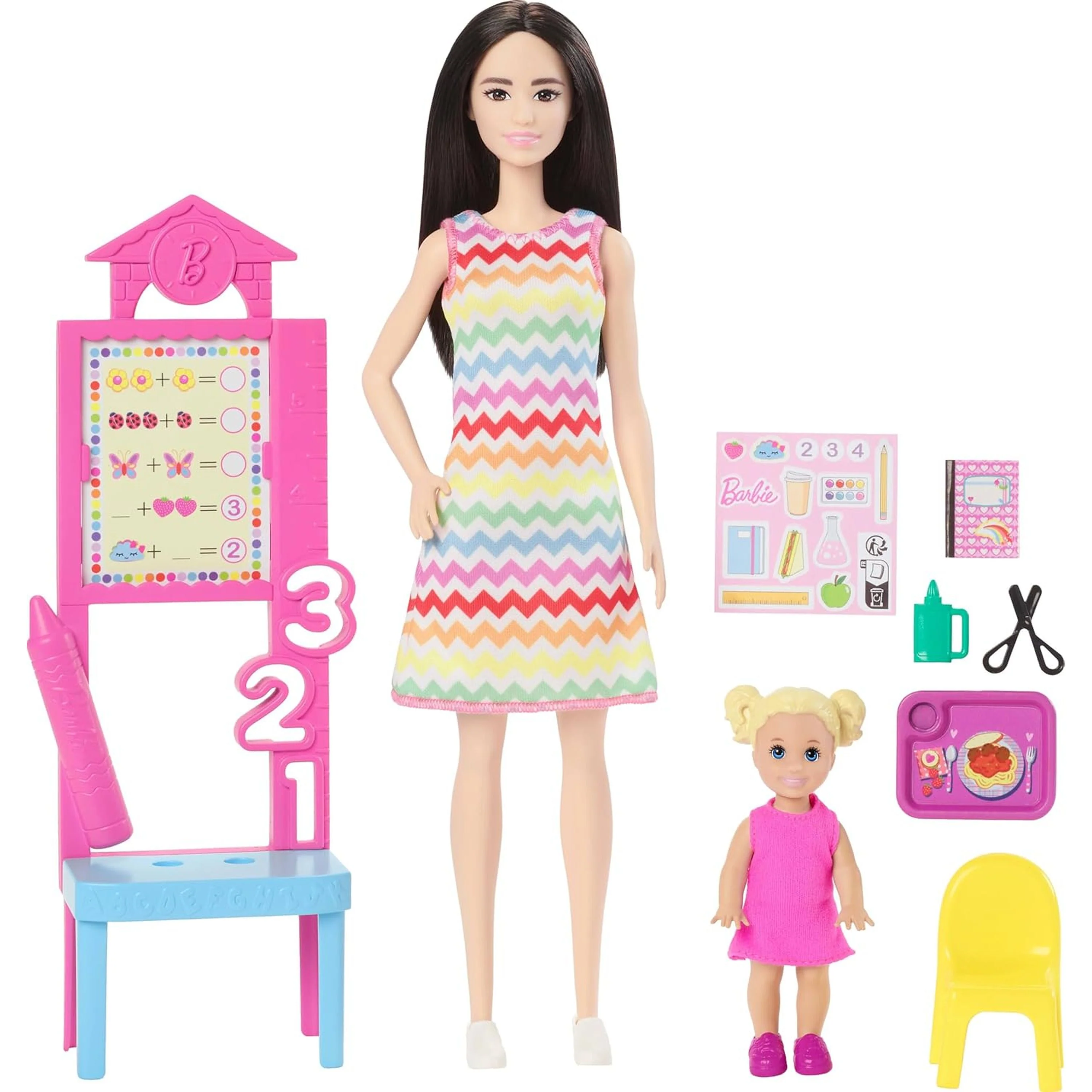 Barbie You Can Be Anything Career Doll Playset - Teacher with Blonde Toddler - Image 3