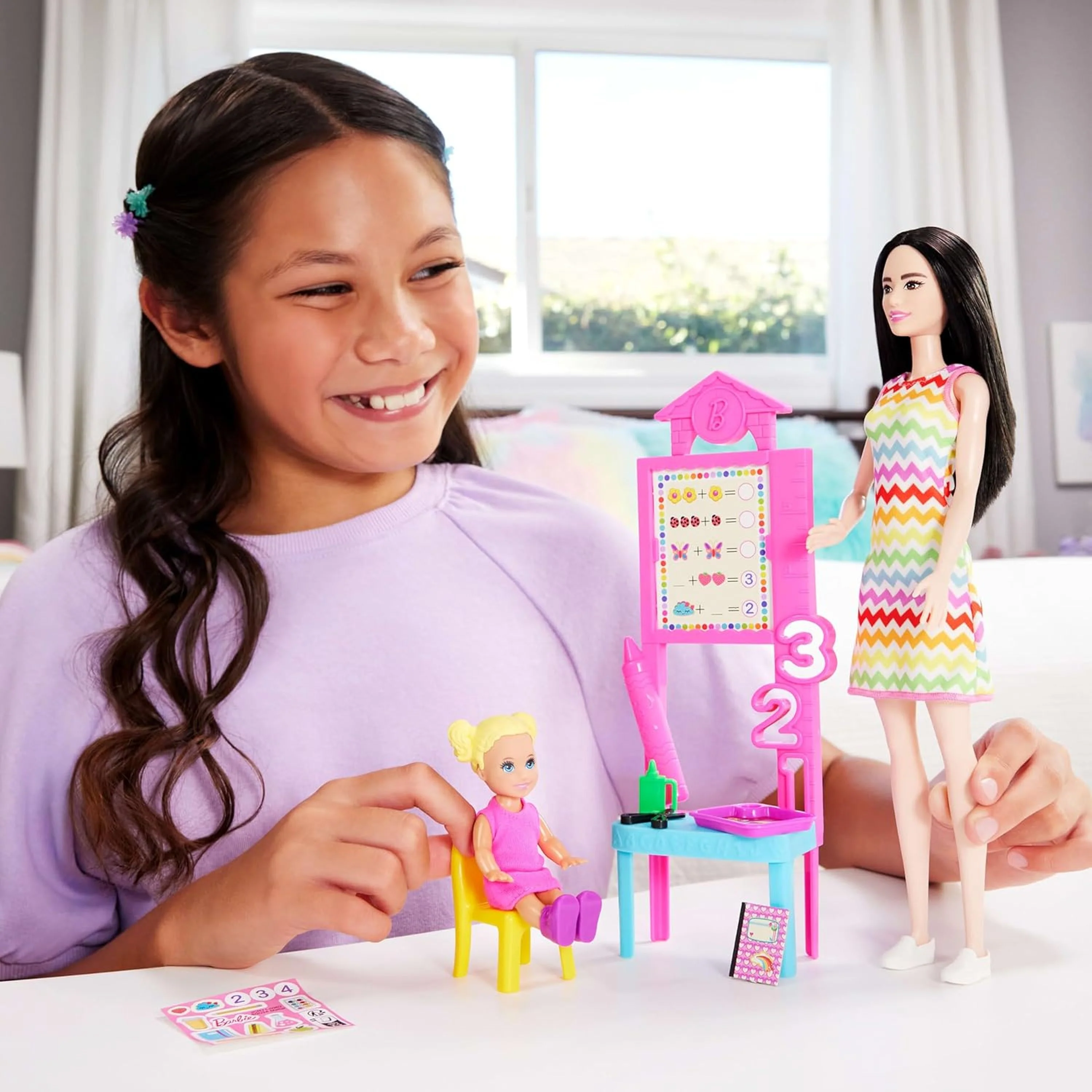 Barbie You Can Be Anything Career Doll Playset - Teacher with Blonde Toddler - Image 6