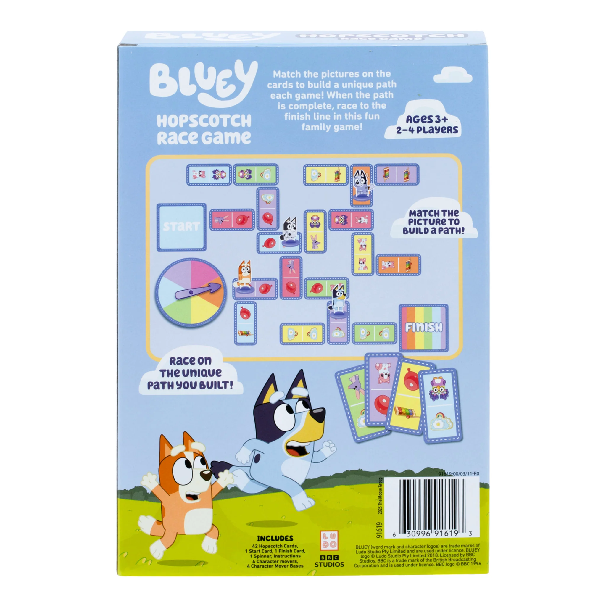 Bluey Hopscotch Race Card Game - Image 5