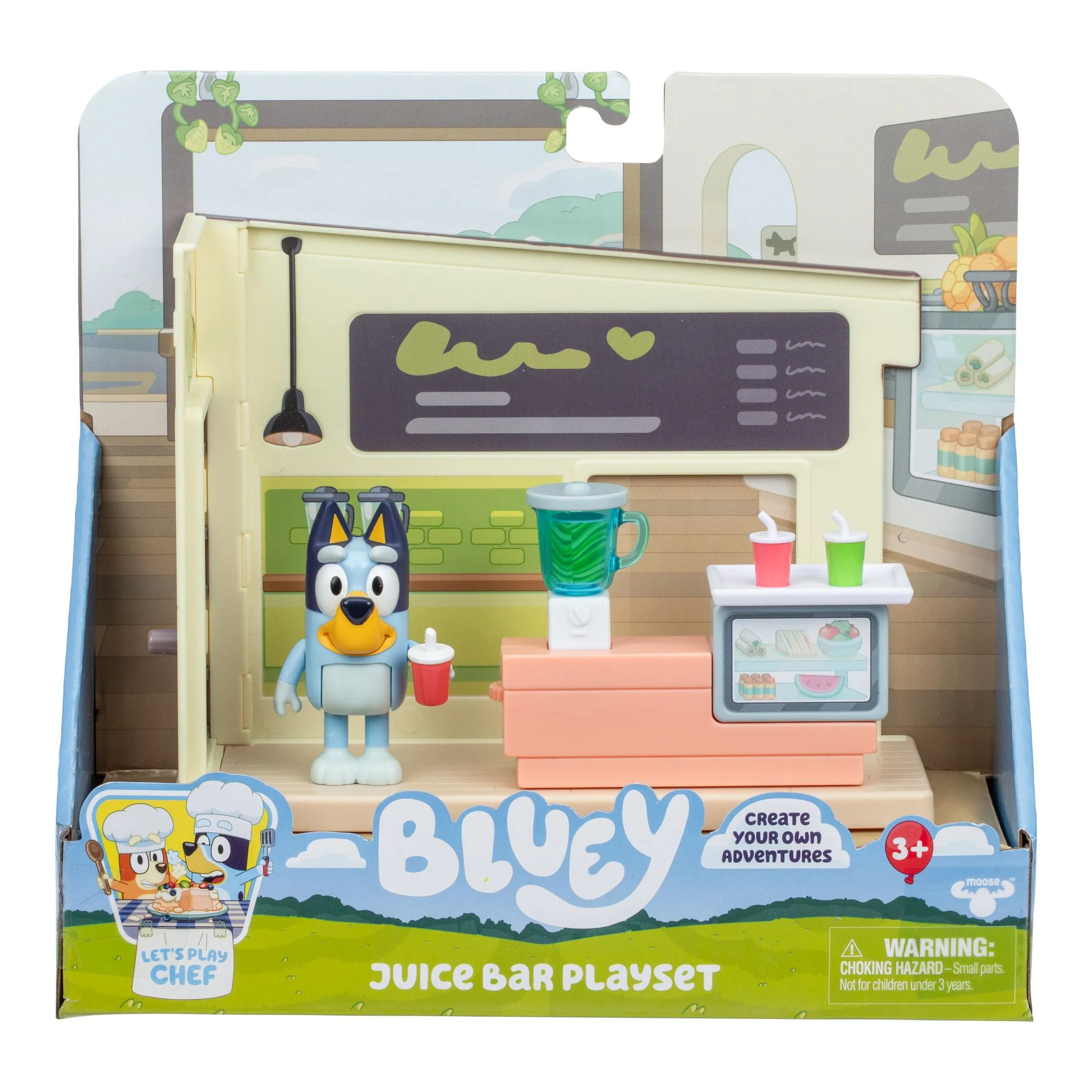 Bluey Let's Play Chef Mini Playset Juice Bar