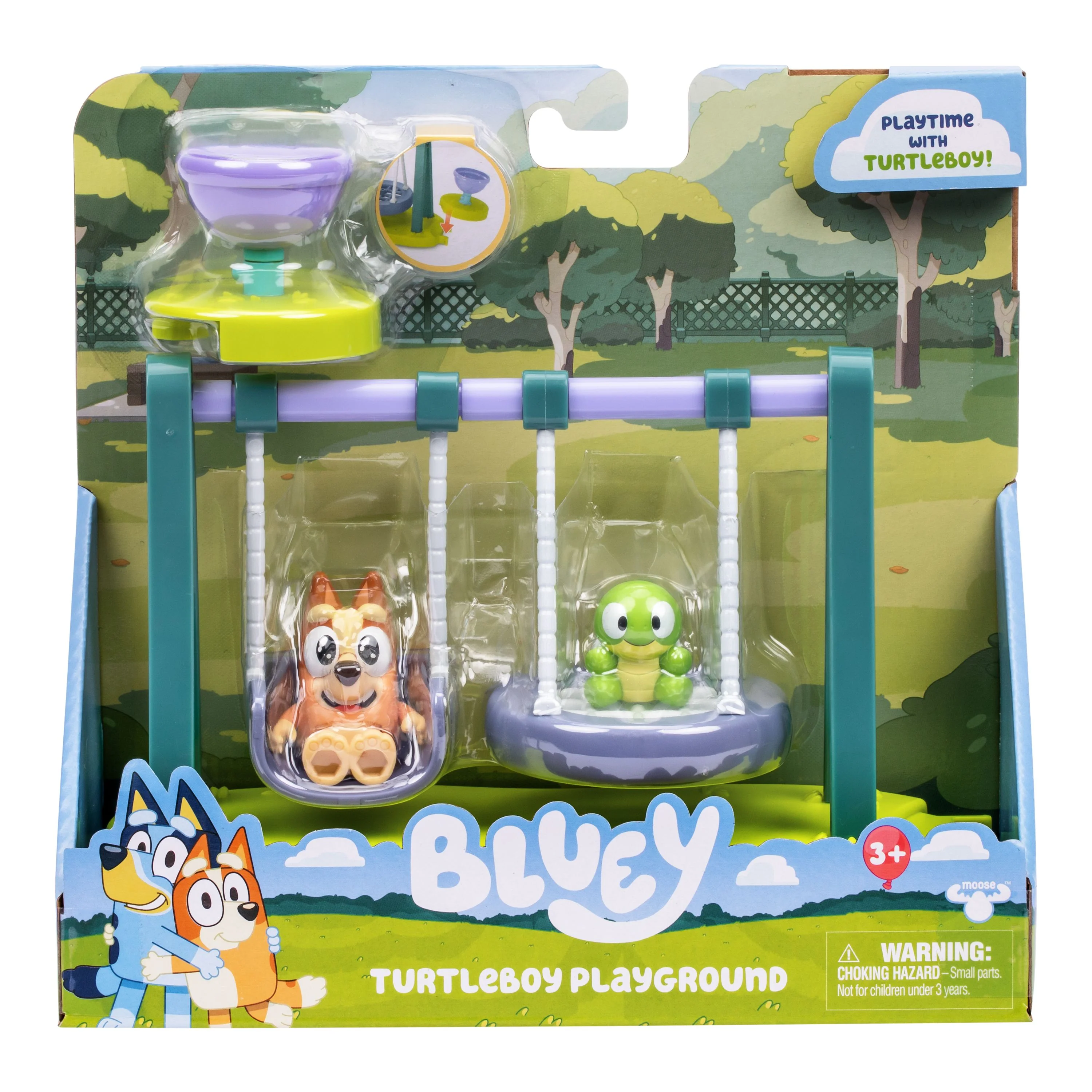 Bluey Let's Play Chef Mini Playset Turtle Boy Playground
