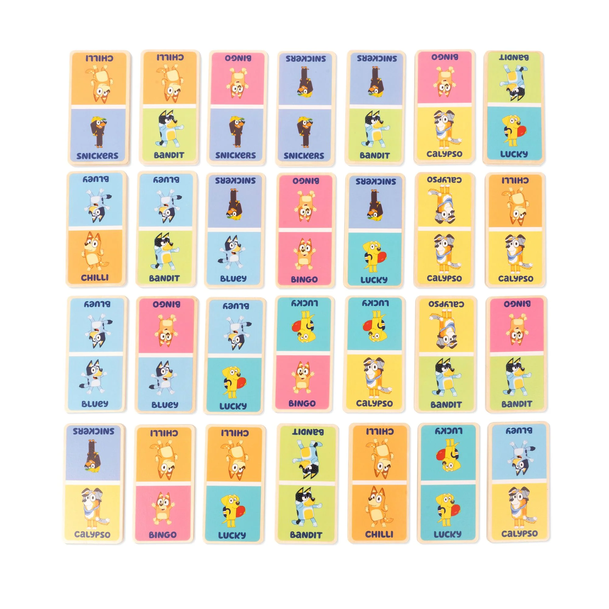 Bluey Wooden Dominoes - Image 2