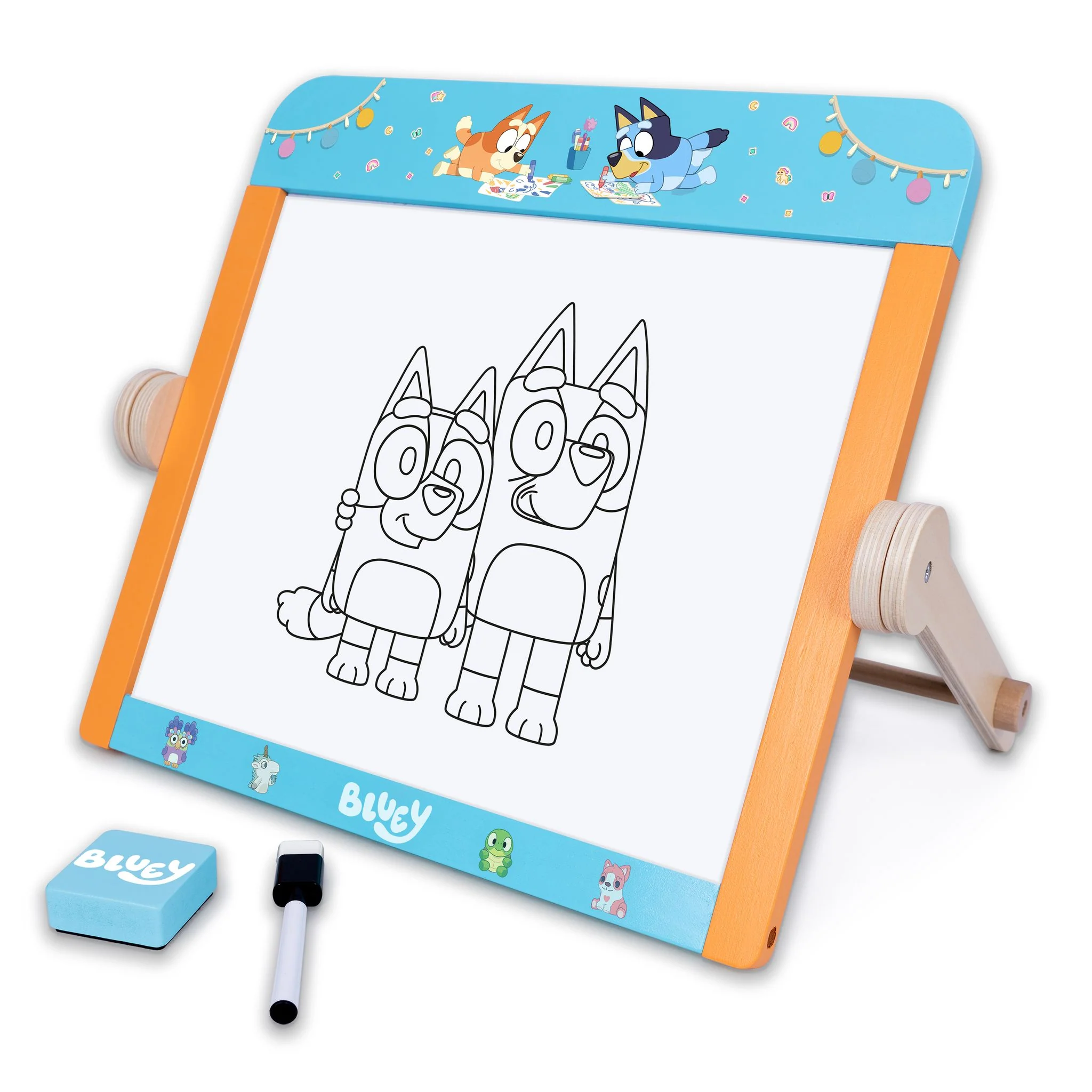 Bluey Wooden Tabletop Easel - Image 4