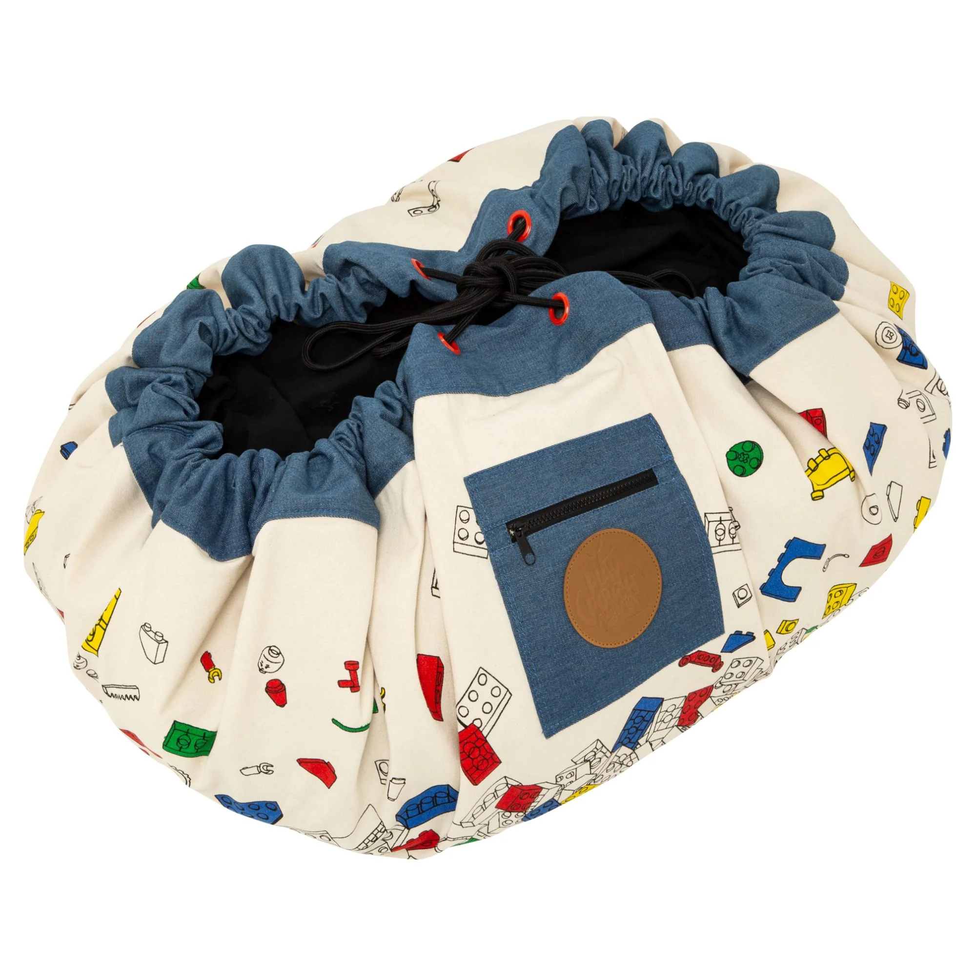Bricks Galore Play Pouch Toy Storage Bag & Mat - Image 2