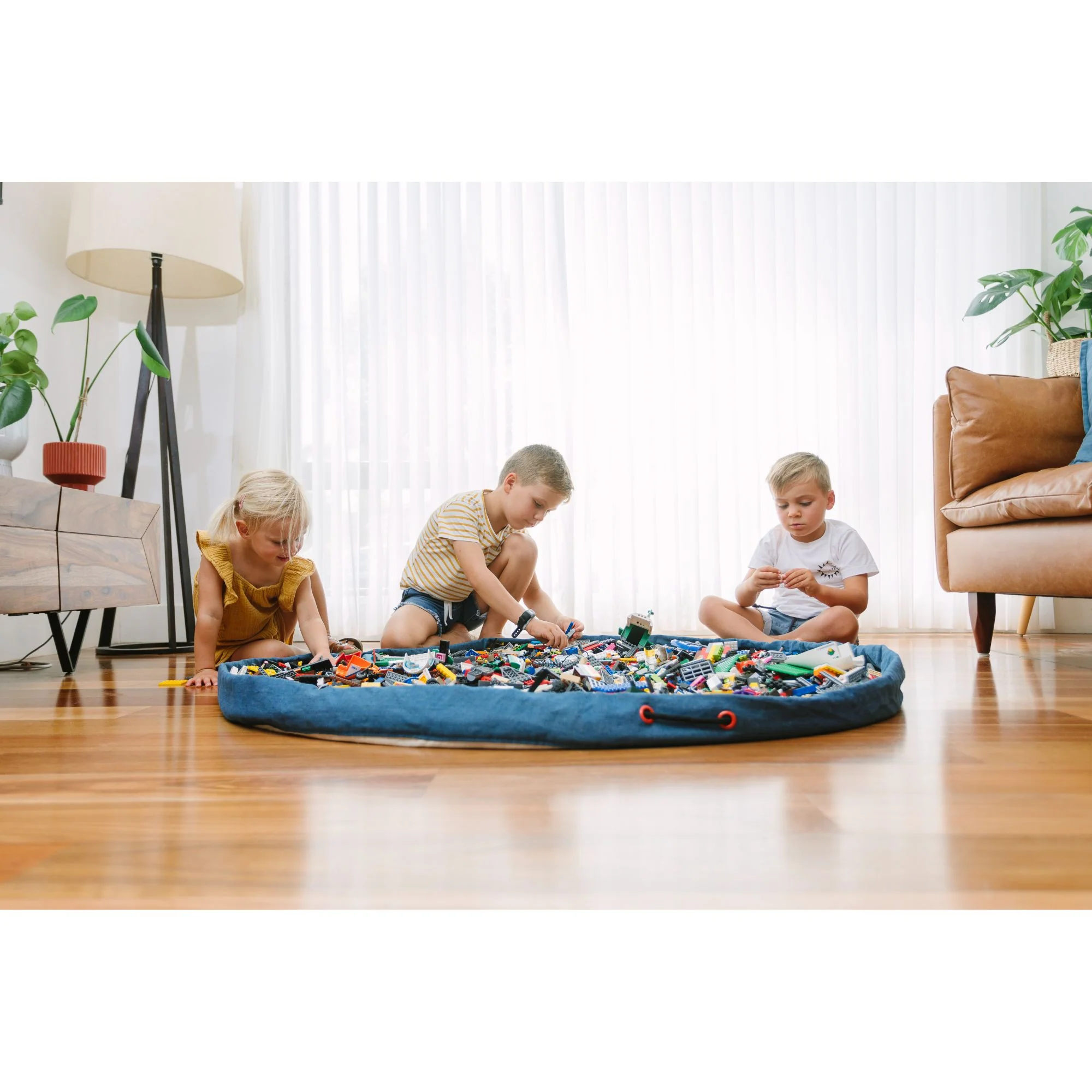 Bricks Galore Play Pouch Toy Storage Bag & Mat - Image 6