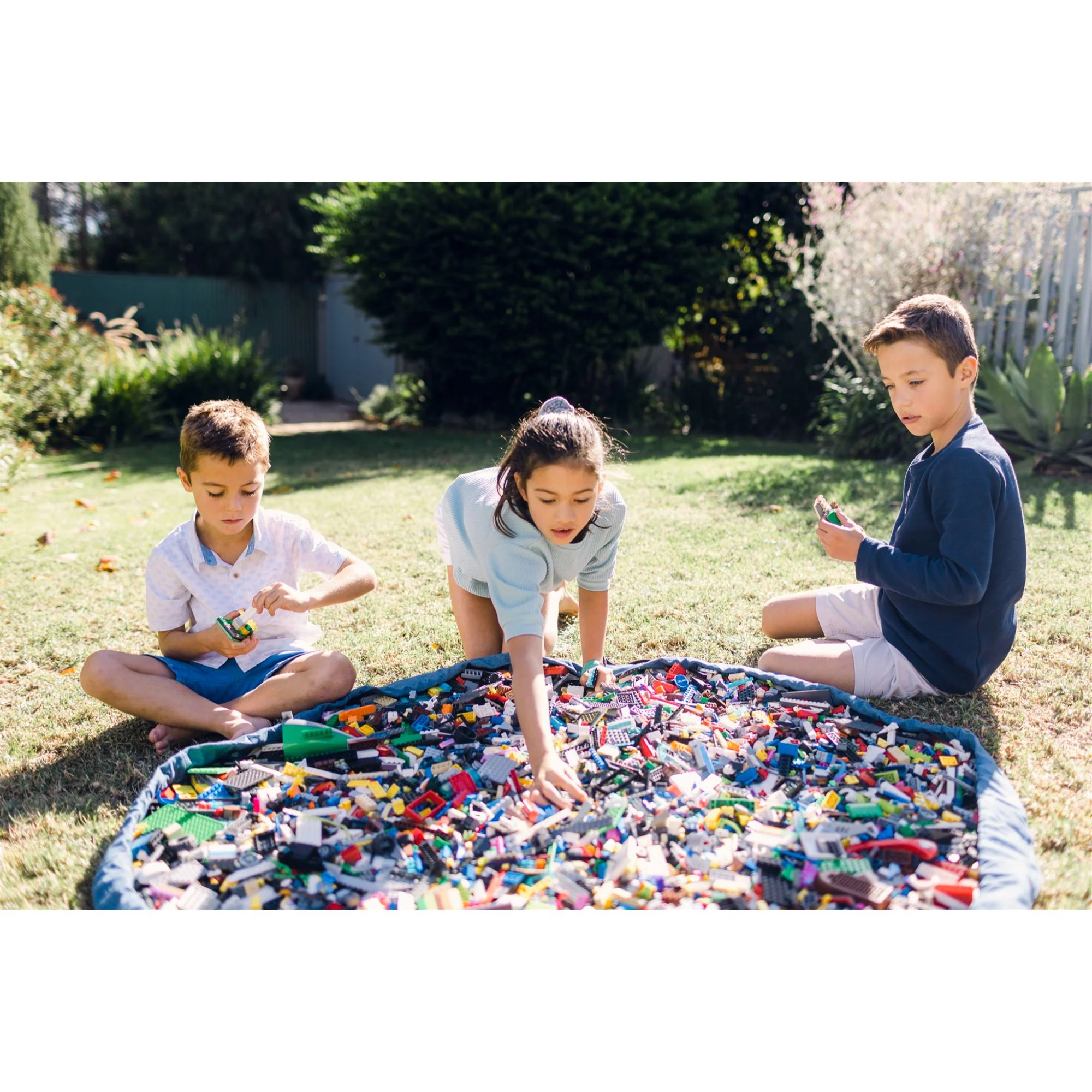 Bricks Galore Play Pouch Toy Storage Bag & Mat - Image 7
