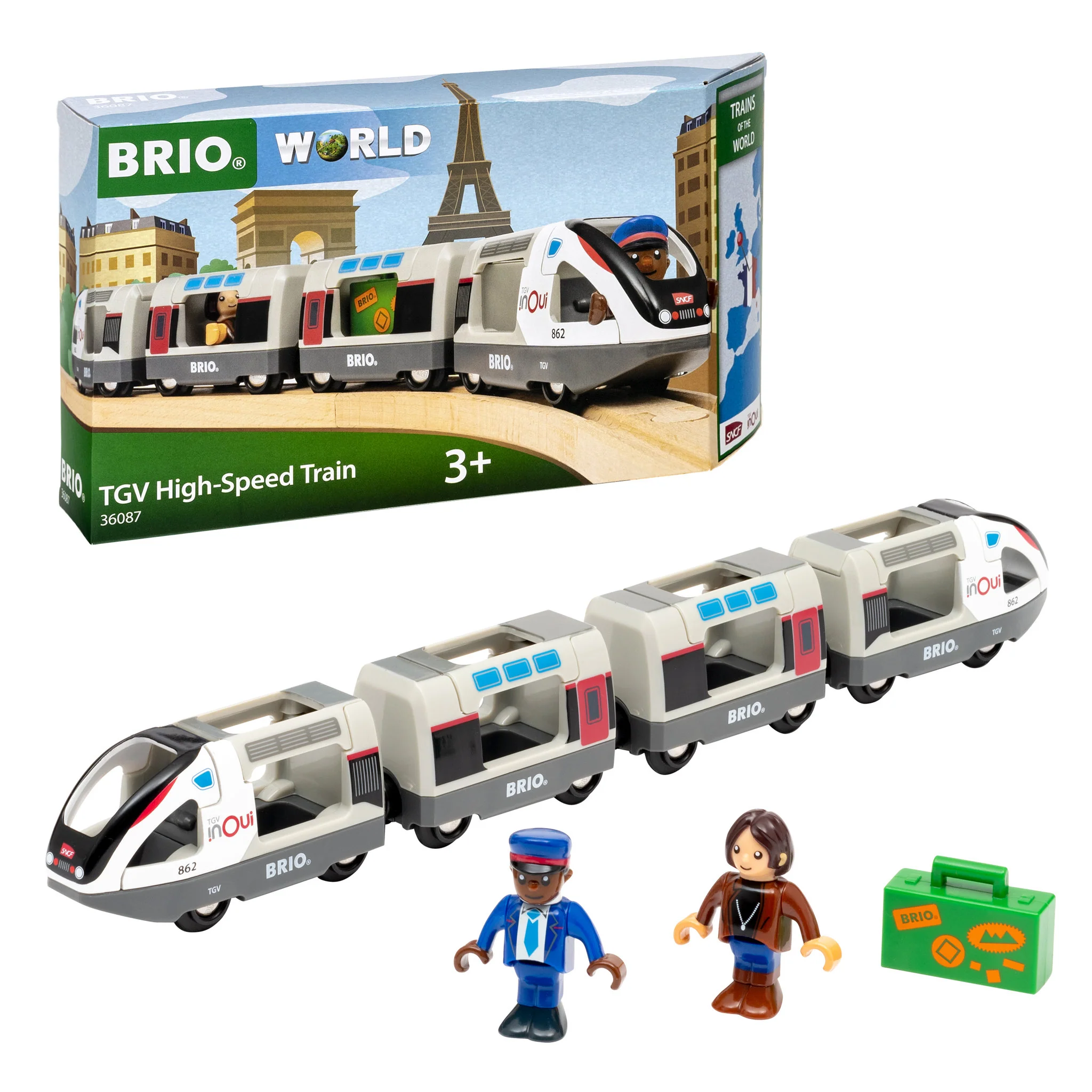 BRIO World TGV High Speed Train 7 Piece Set - Image 2