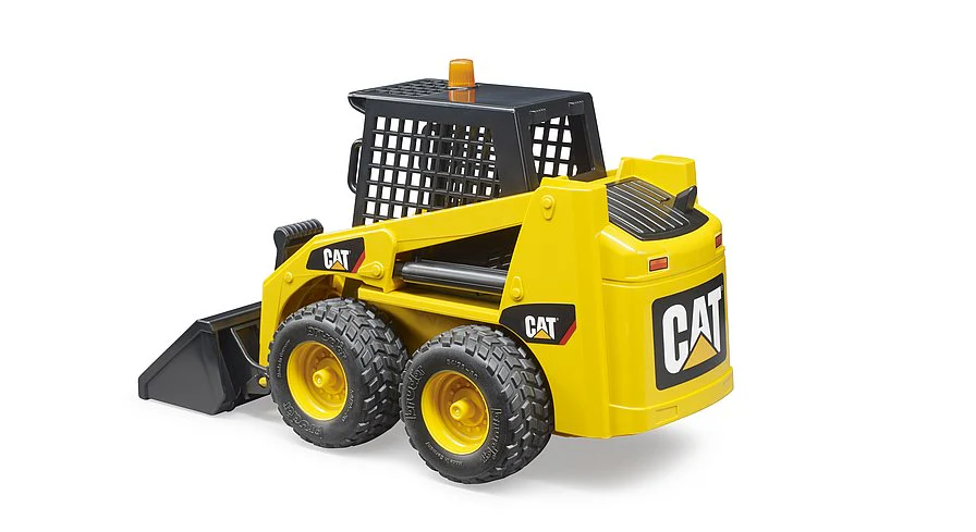 Bruder Compact Construction Vehicle CAT Skid Steer Loader - Image 4