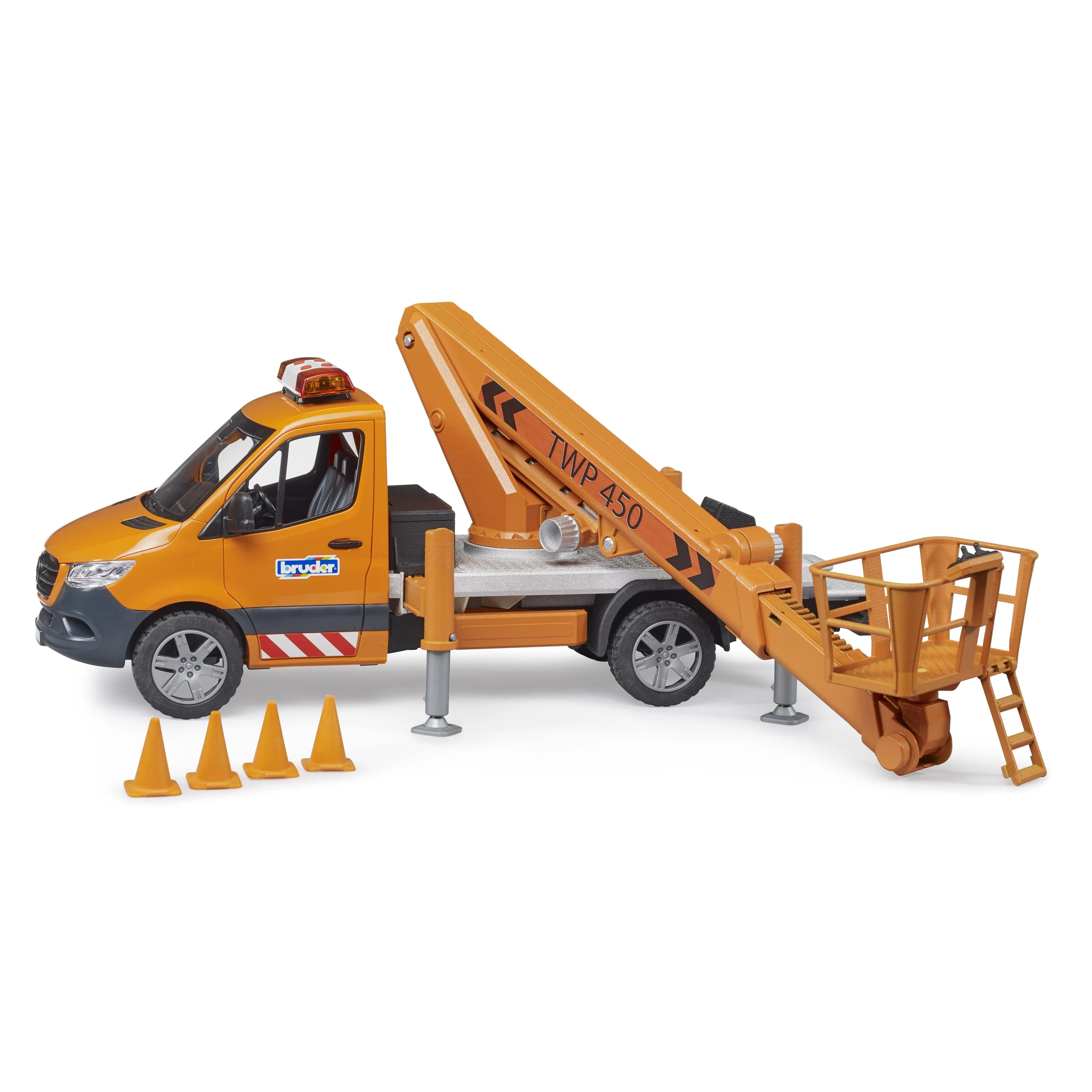 Bruder 1:16 Mercedes Sprinter With Working Platform, Light & Sound - Image 2