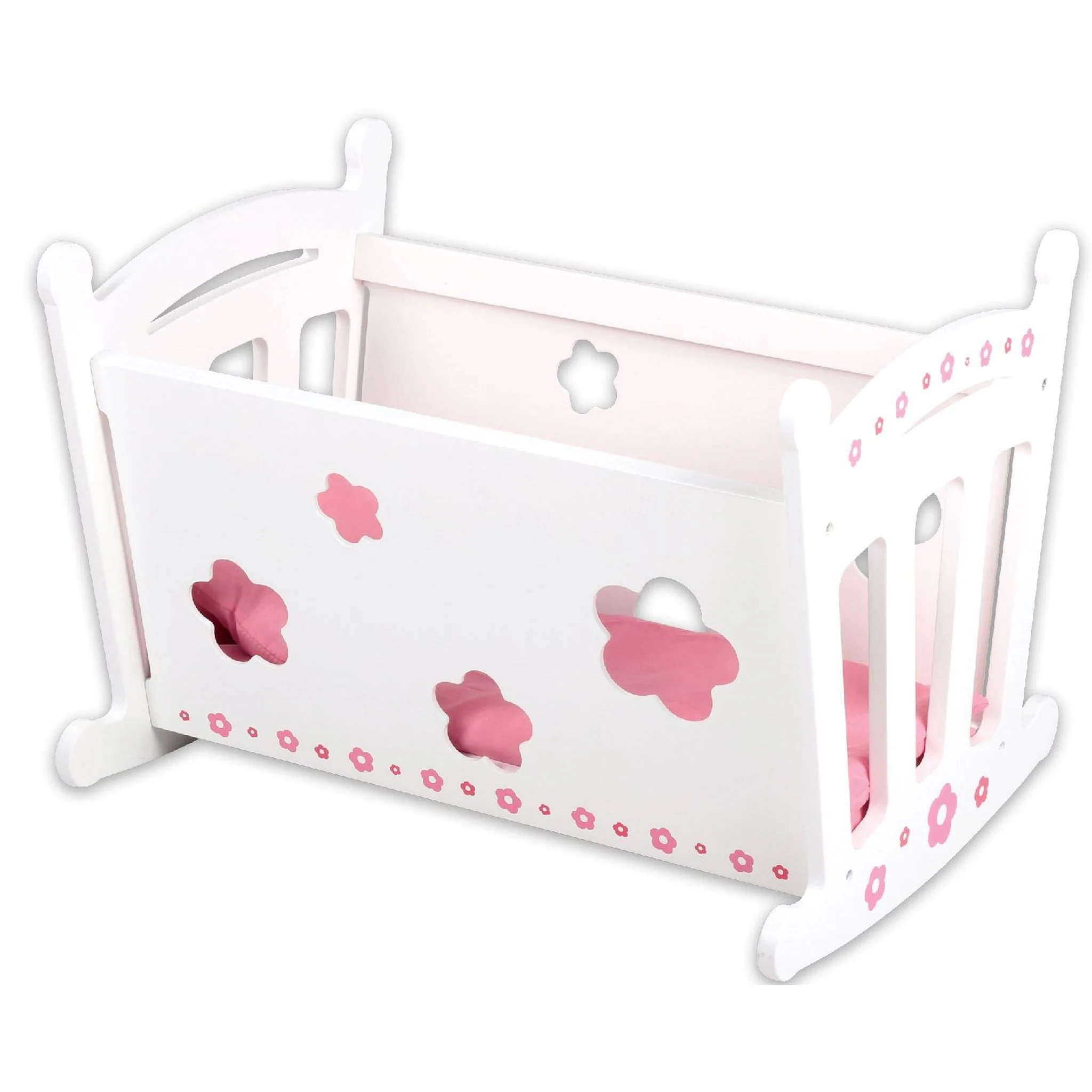 Bubbadoo Kids Wooden Doll Cradle