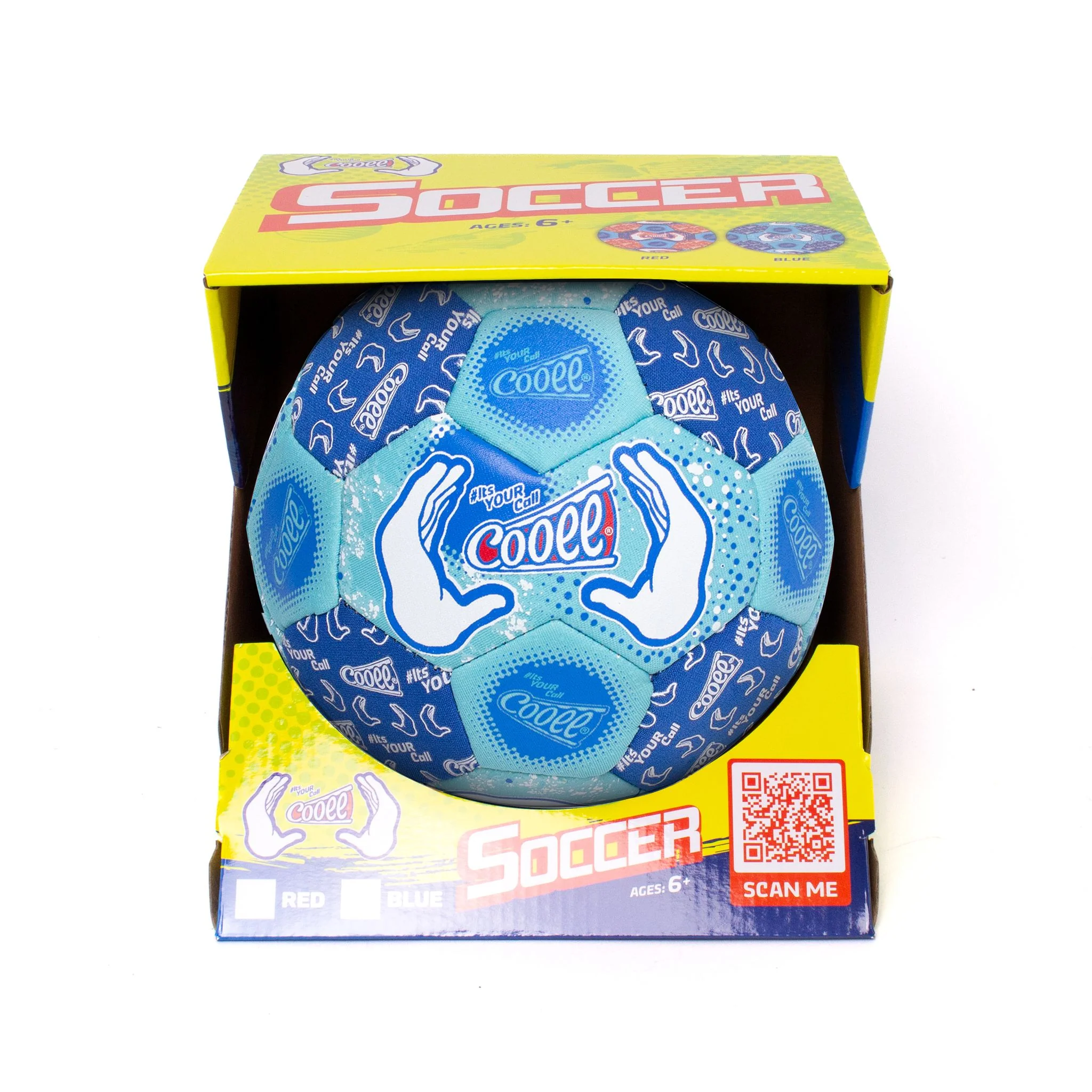 Cooee Neoprene Mini Soccer Ball - Blue