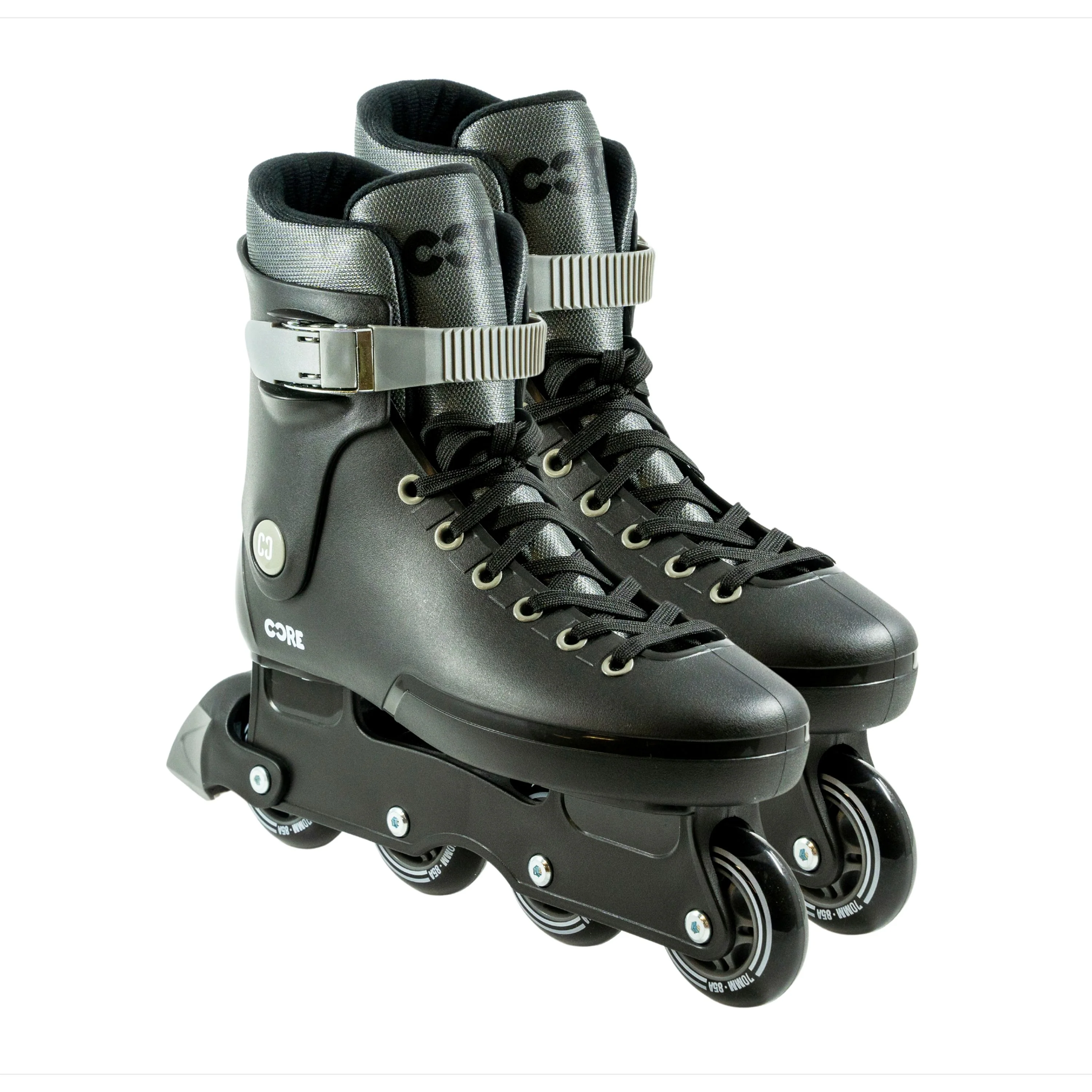 CORE Kids Retro Adjustable Inline Skates Size UK2-5/AU4-7 - Black