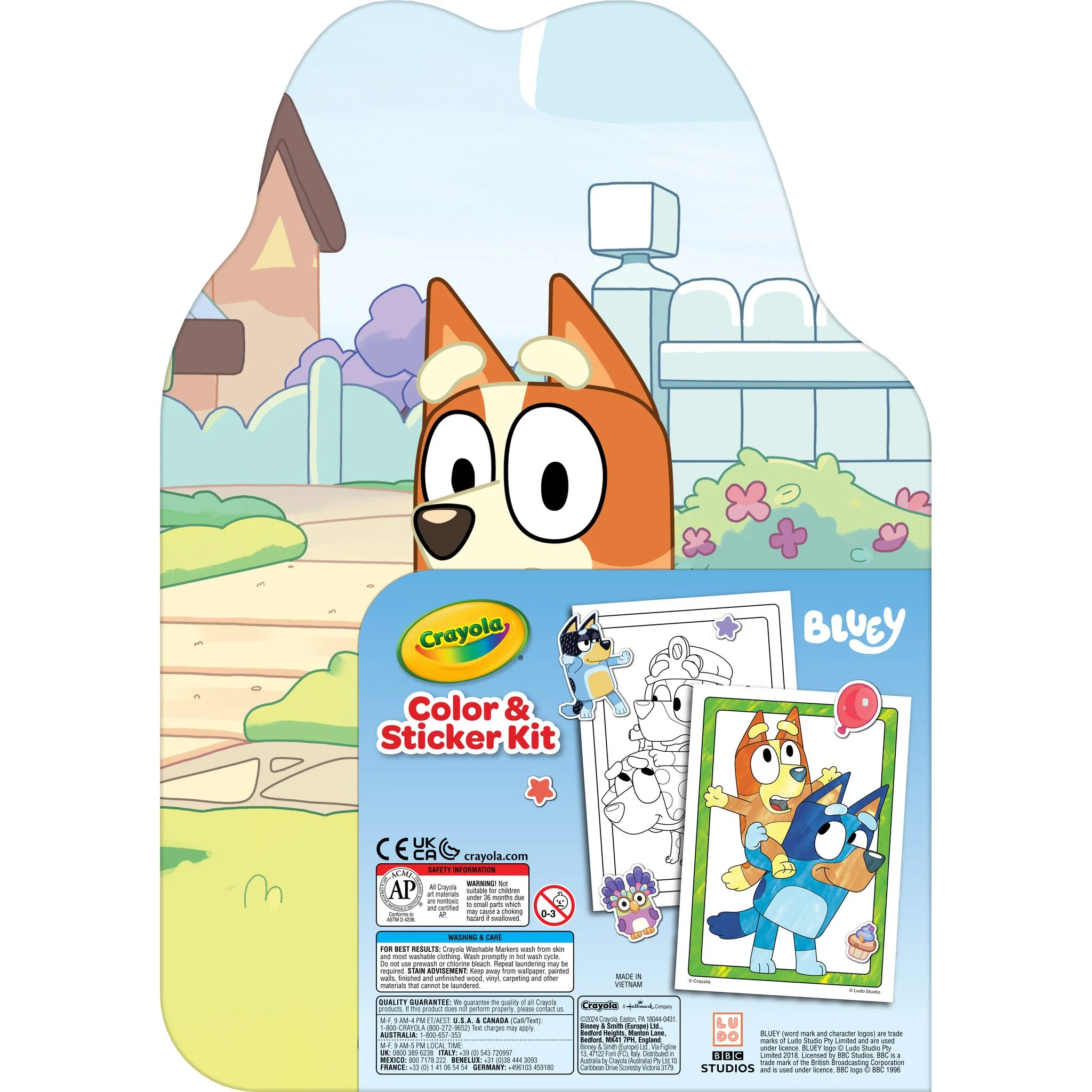 Crayola Bluey Colour & Sticker Activity Set - Image 2