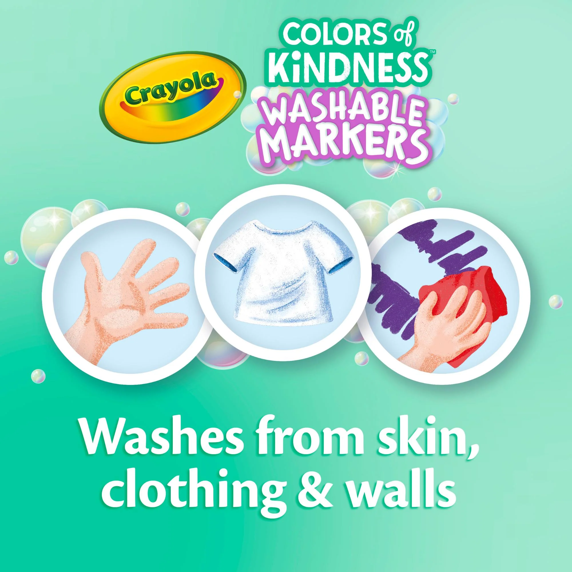 Crayola Colours Of Kindness Fineline Washable Markers 10 Pack - Image 4