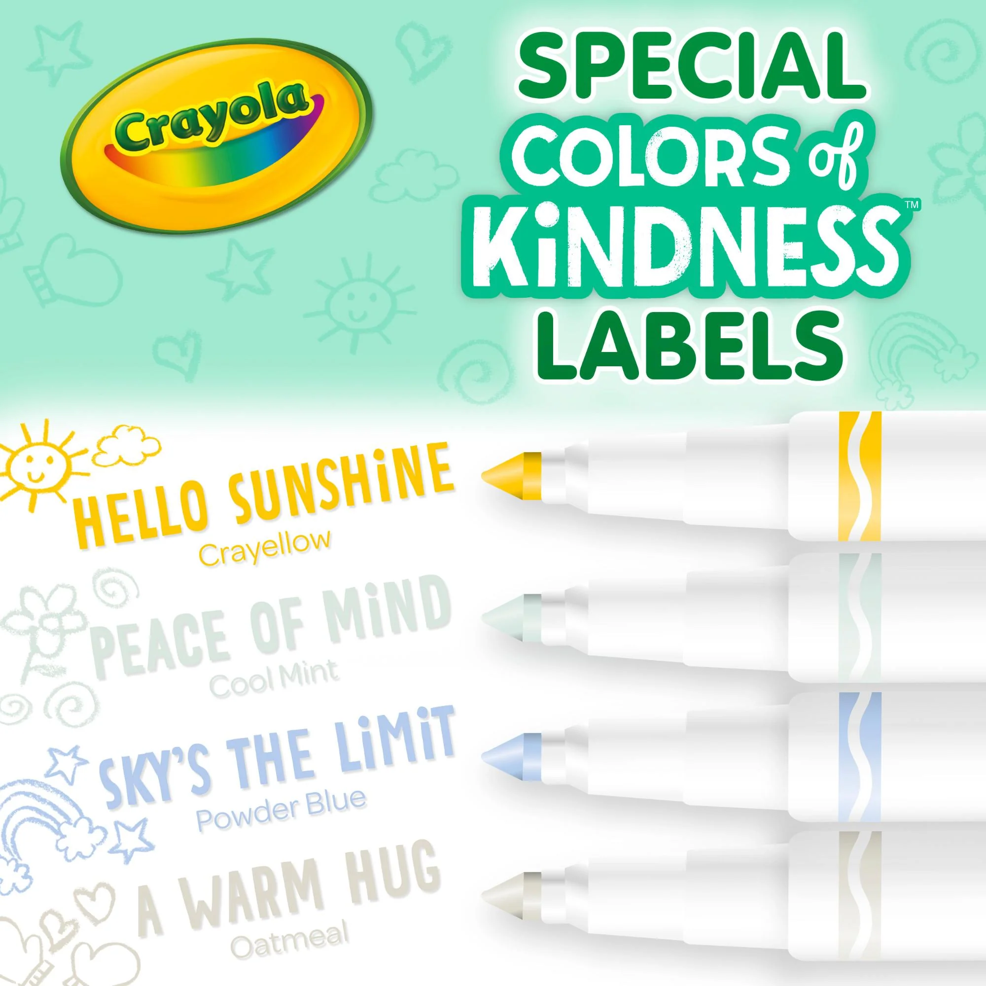 Crayola Colours Of Kindness Fineline Washable Markers 10 Pack - Image 5