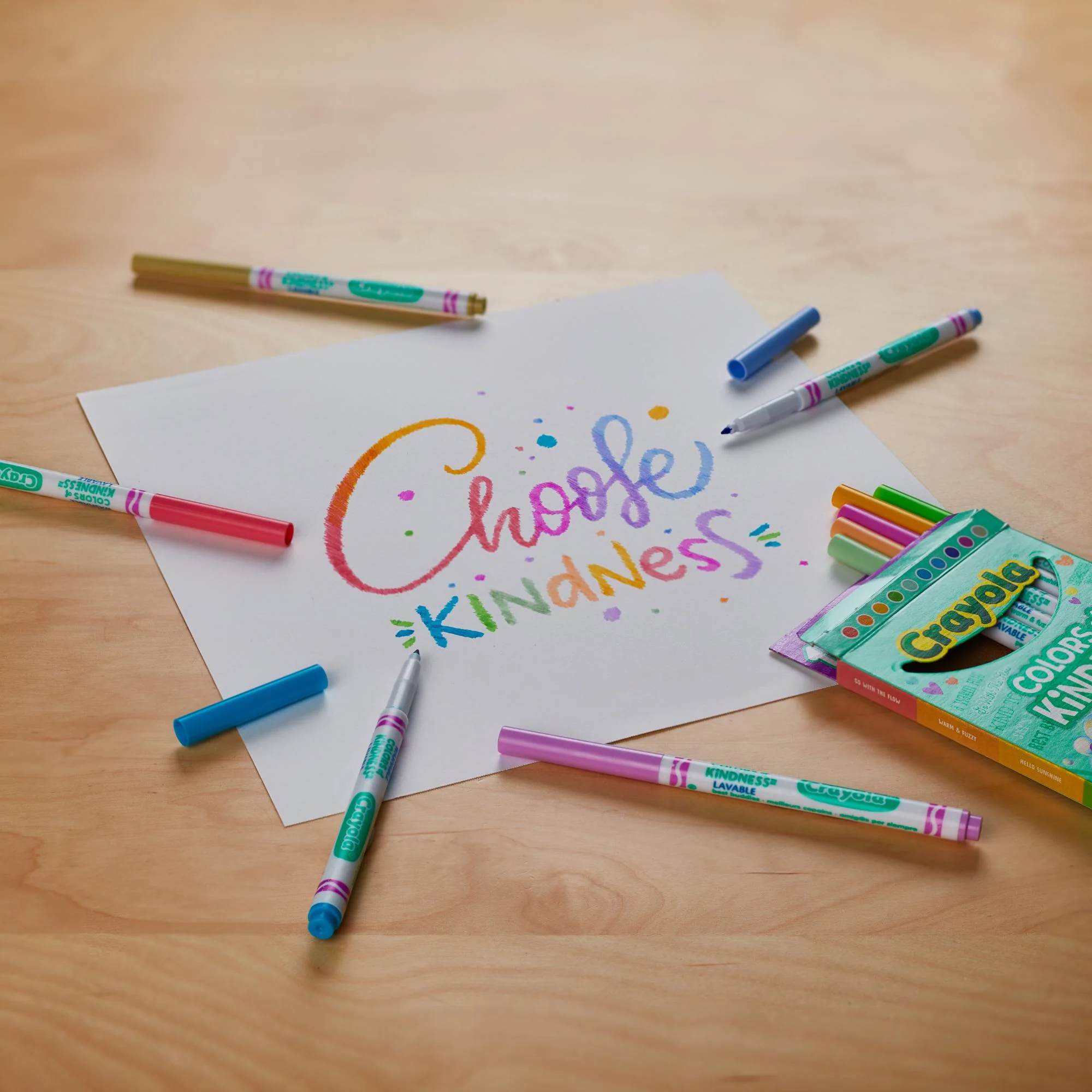 Crayola Colours Of Kindness Fineline Washable Markers 10 Pack - Image 7