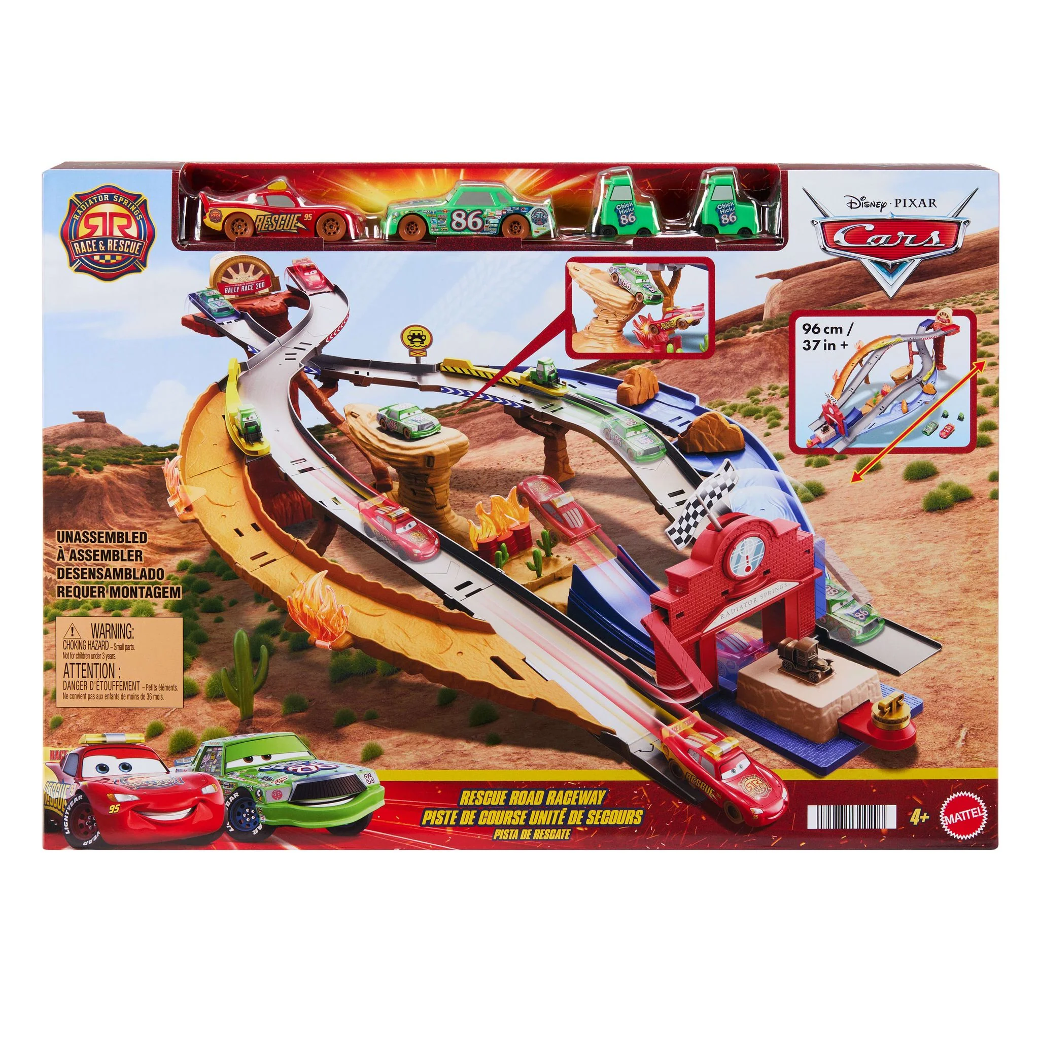 Disney Pixar Cars Rescue Road Raceway Playset