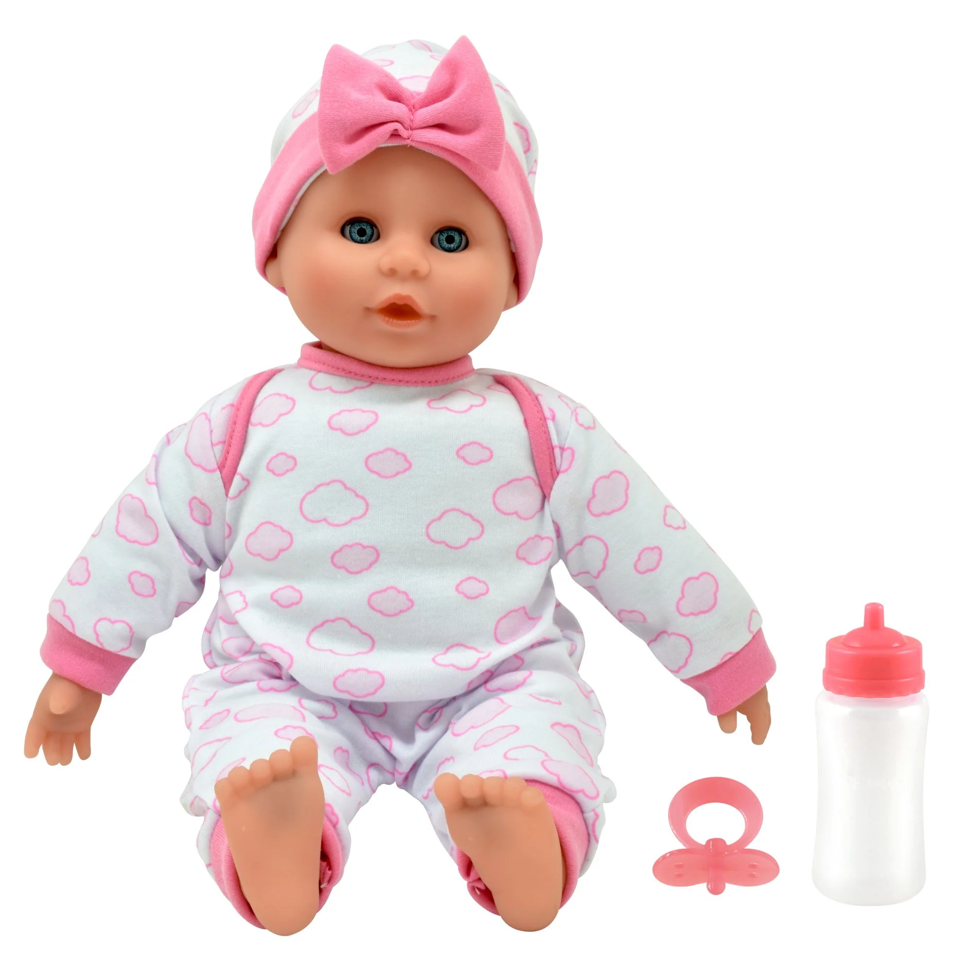 Dolls World Baby Babble 38cm Soft Bodied Doll - Image 2