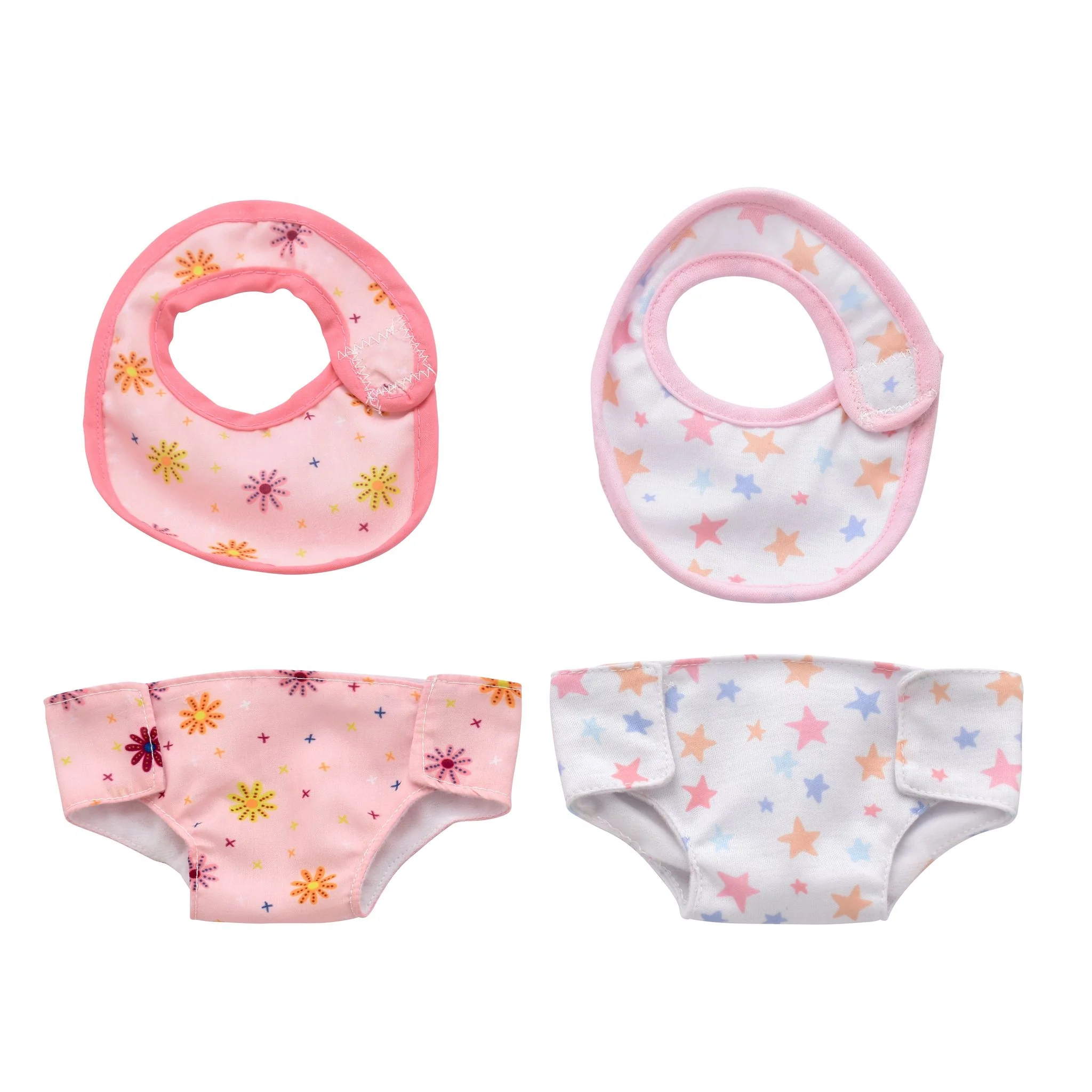 Dolls World Bibs & Nappies Set - Image 2