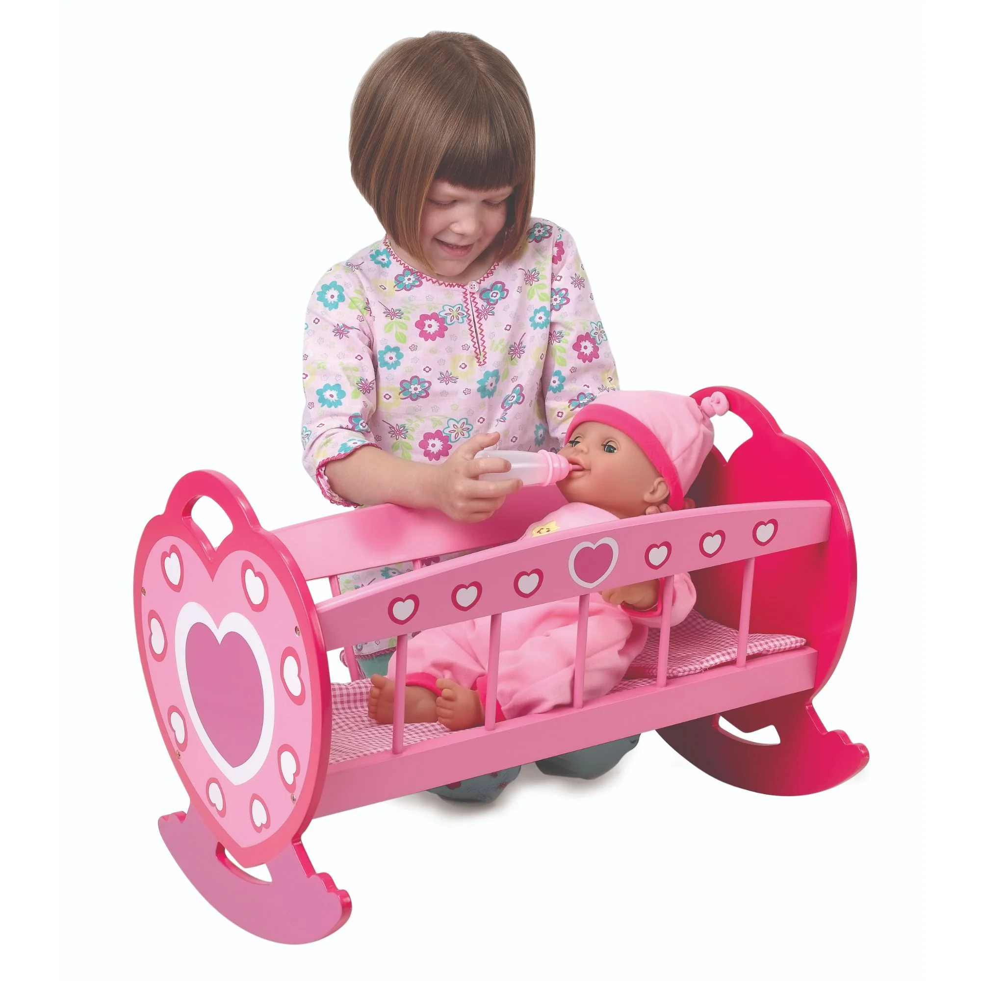 Dolls World Wooden Cradle - Image 3
