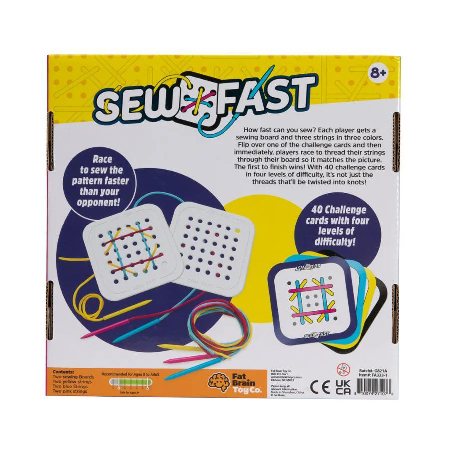 Fat Brain Toys Sew Fast Game - Image 3