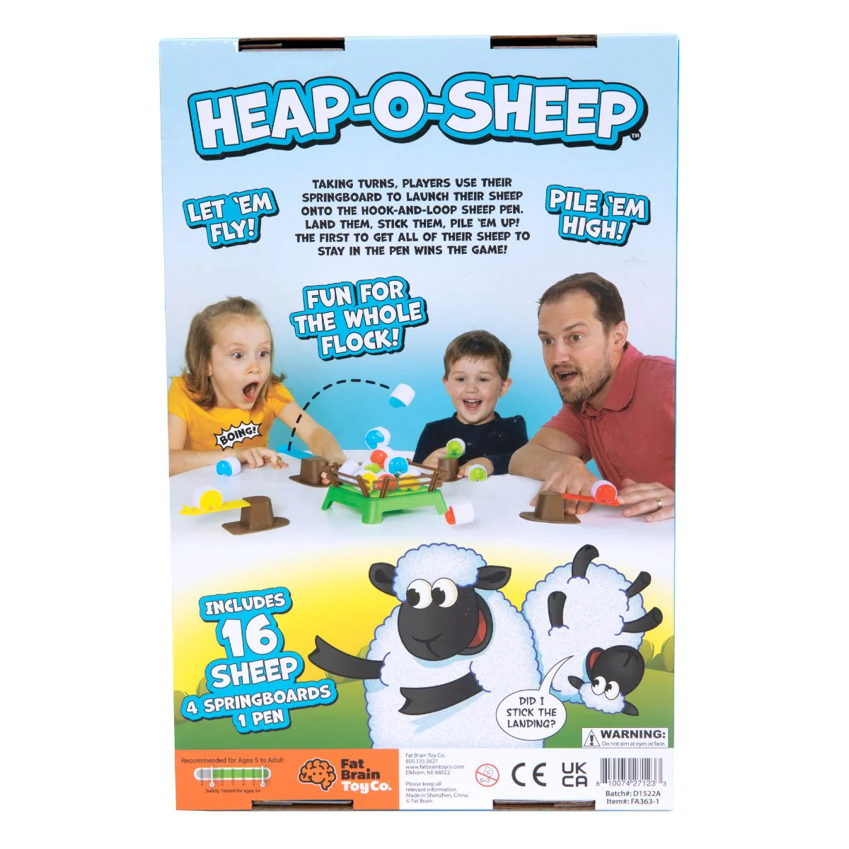 Fat Brain Toys Heap-O-Sheep Game - Image 2