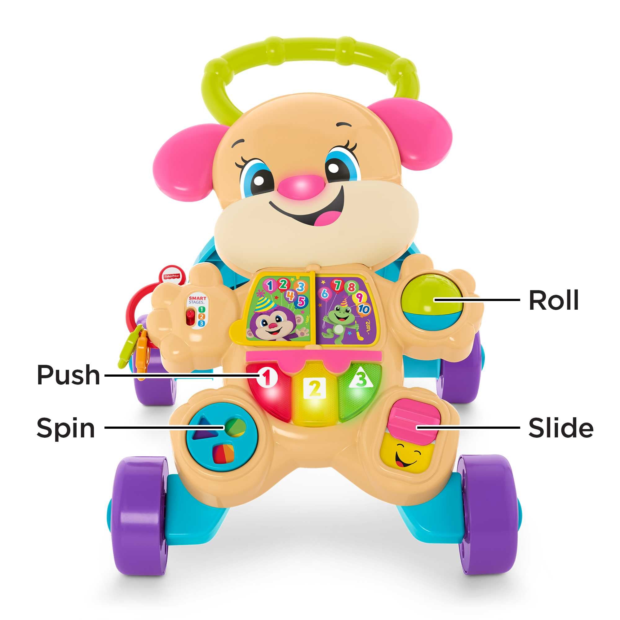 Fisher-Price Laugh & Learn Learn With Puppy Walker Girl - Image 7