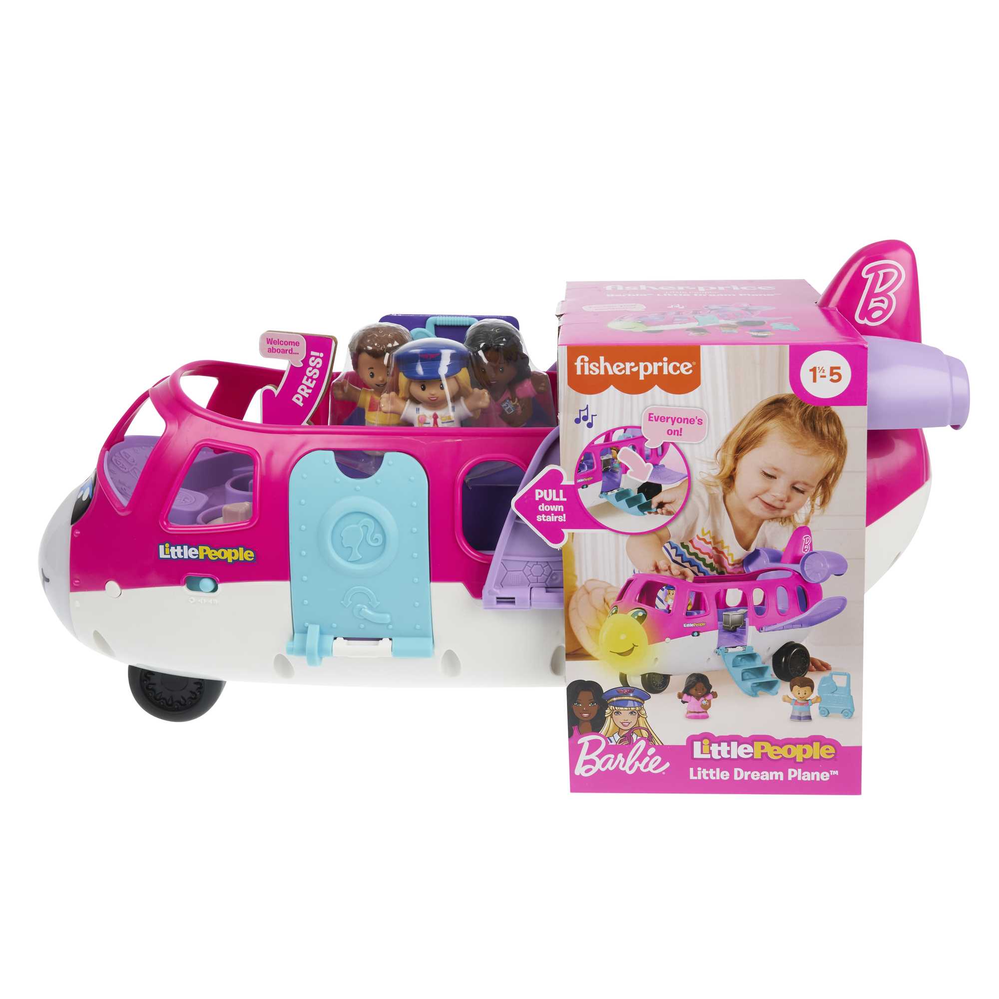 Fisher-Price Little People Barbie Dream Plane