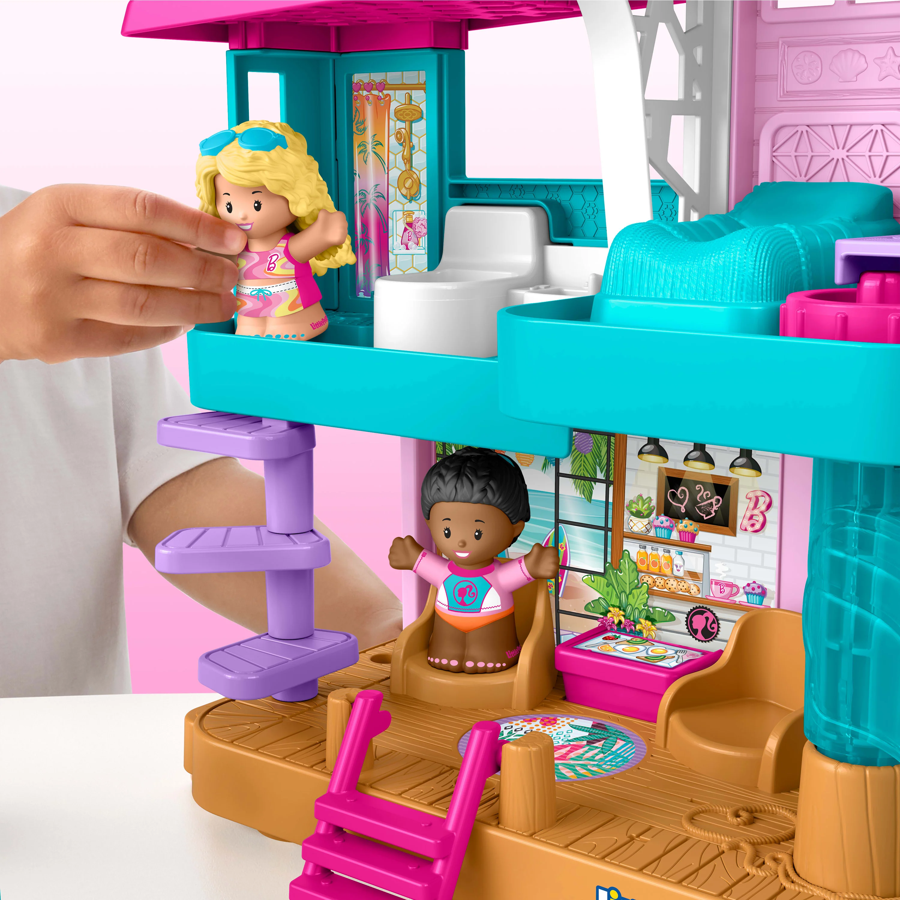 Fisher-Price Little People Malibu Barbie Beach House - Image 9