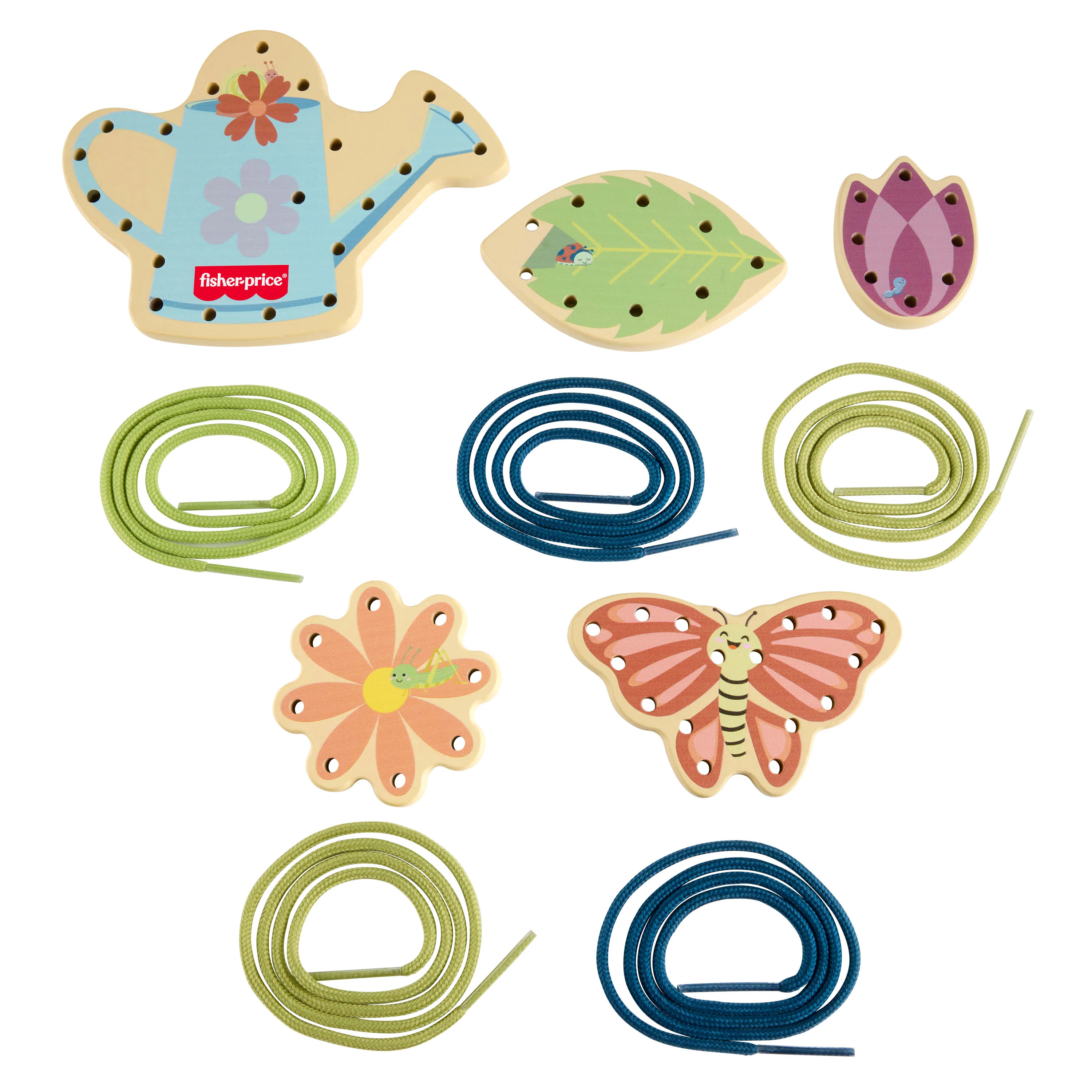 Fisher-Price Tiny Garden Wooden Lacing Set - Image 2