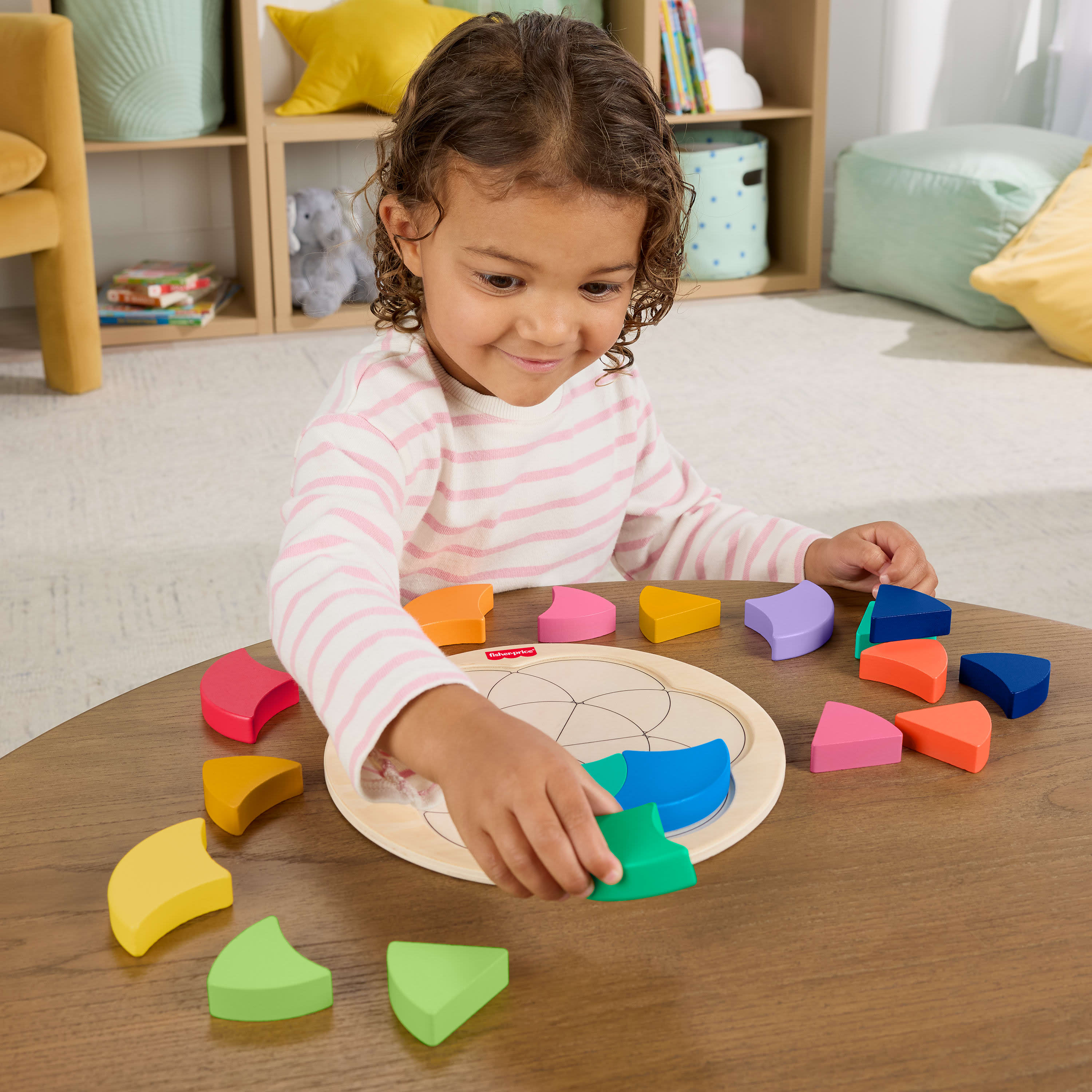 Fisher-Price Wooden Colour Wheel Puzzle - Image 5