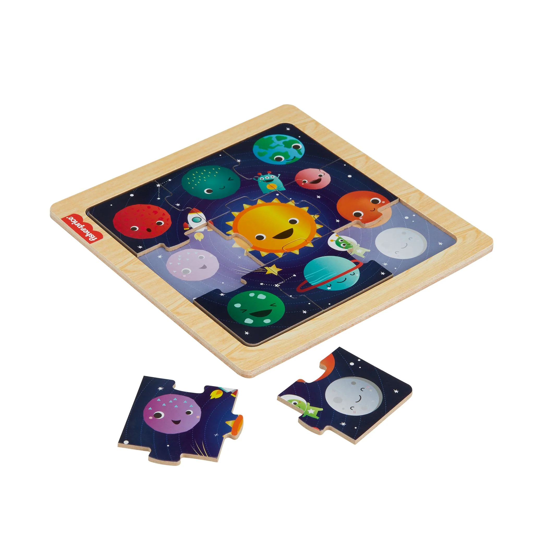 Fisher-Price Wooden Jigsaw Puzzle - Solar System - Image 2