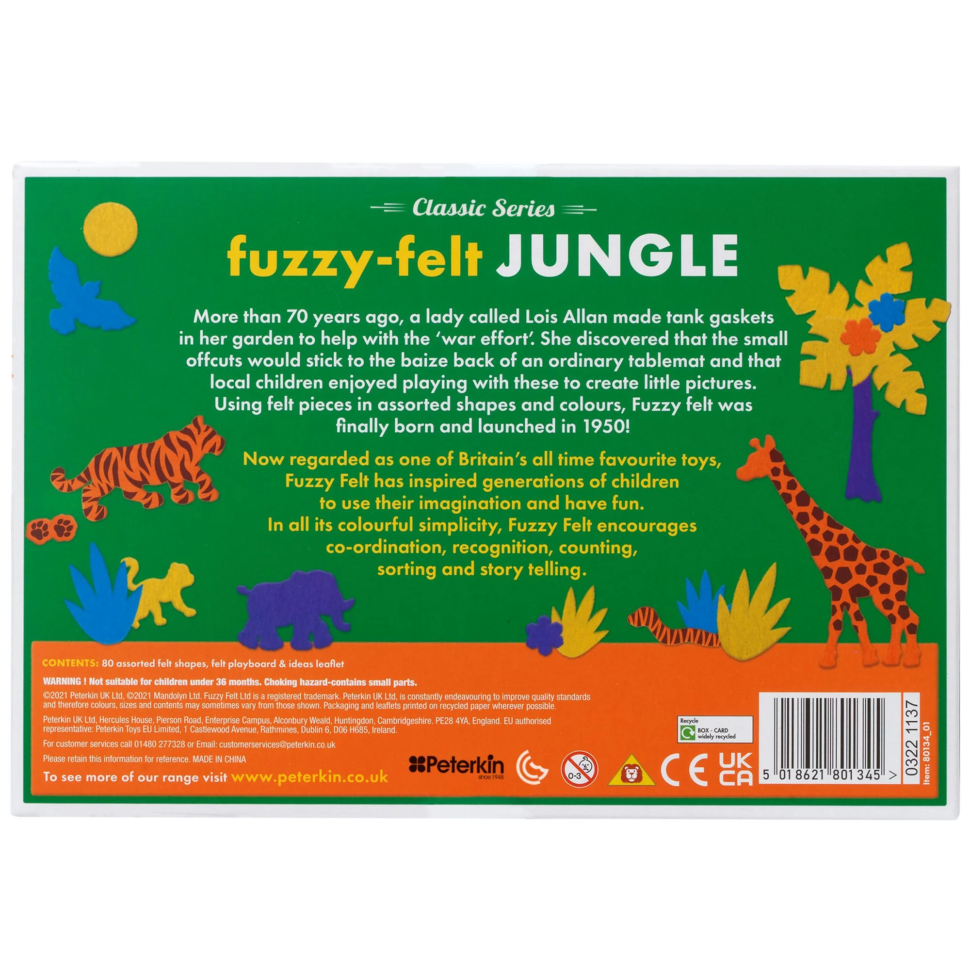 Fuzzy Felt Classic - Jungle - Image 5