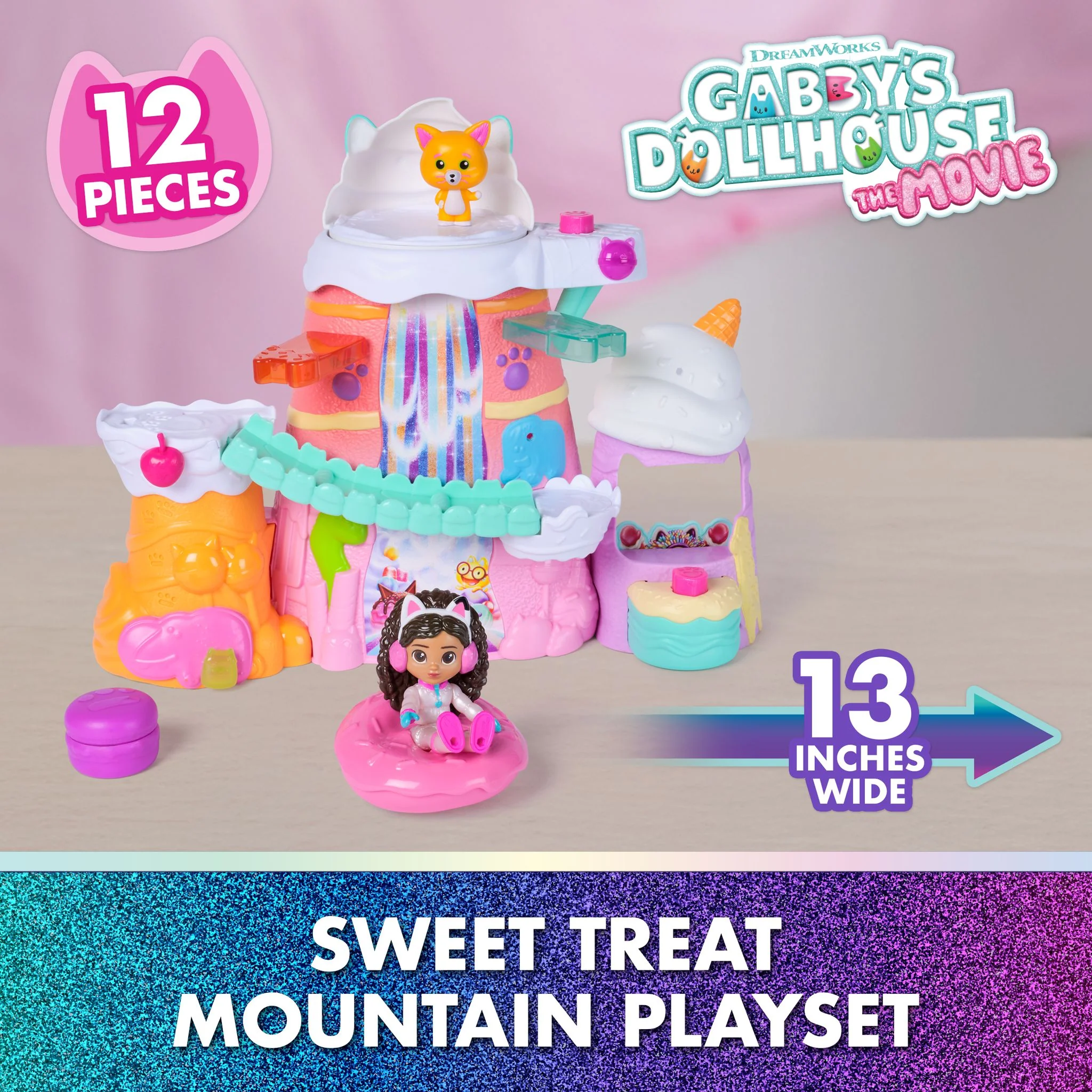 Gabby's Dollhouse The Movie Sweet Treat Mountain Playset - Image 3