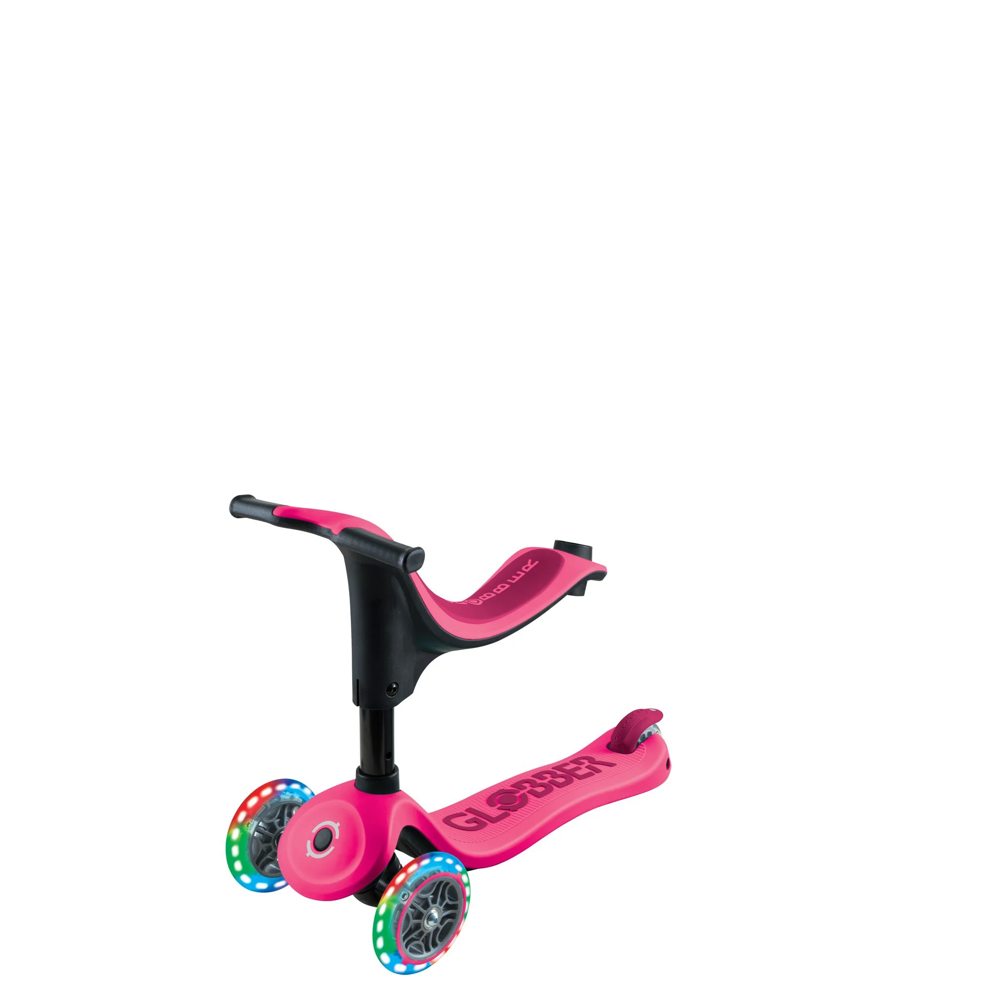 Globber Go Up Sporty Lights V2 - Fuchsia/Dark Pink - Image 5