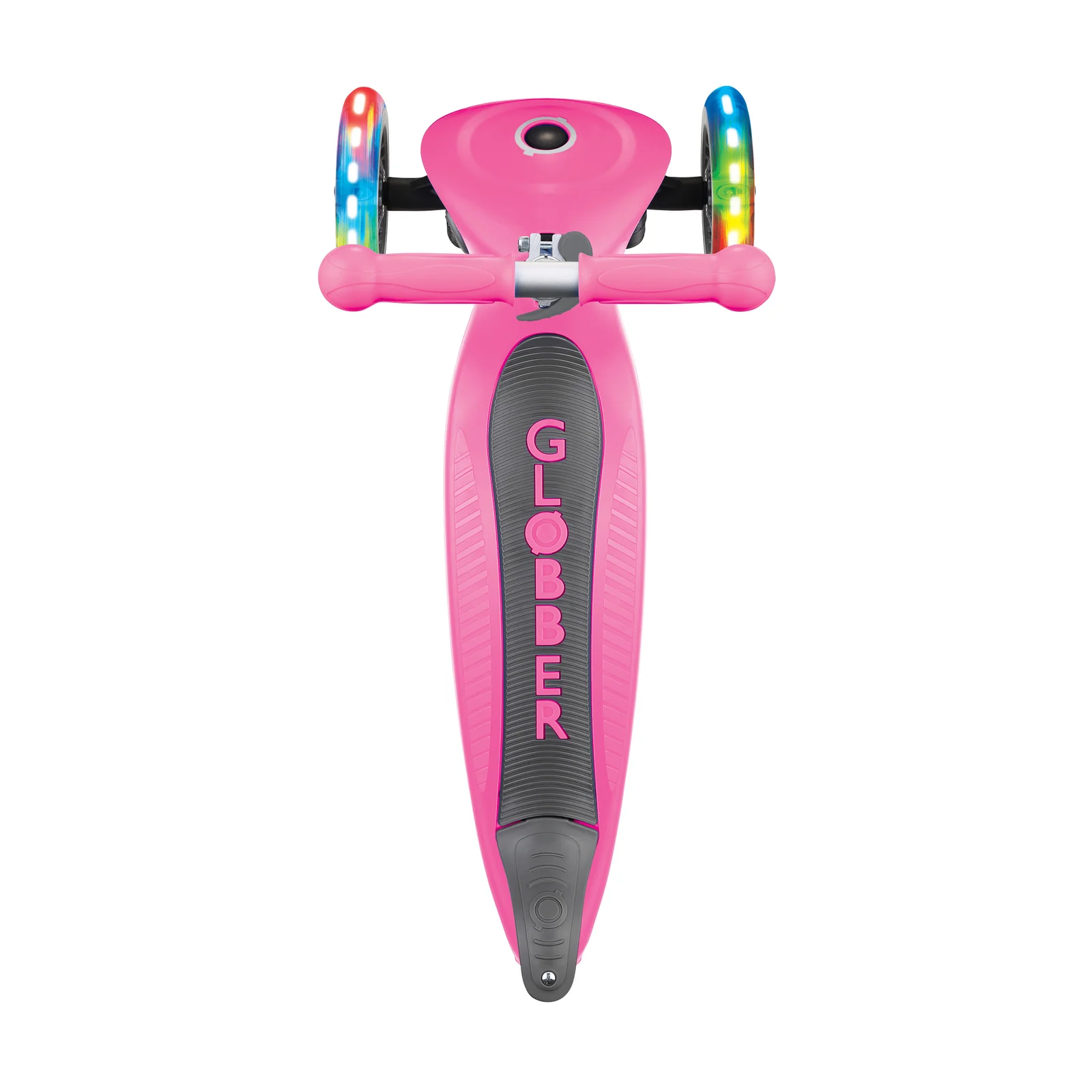 Globber Primo Foldable With Lights Scooter - Deep Pink - Image 7